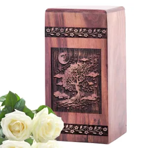 Adult's Tree Of Life Biodegradable Memorial Burial Urn
