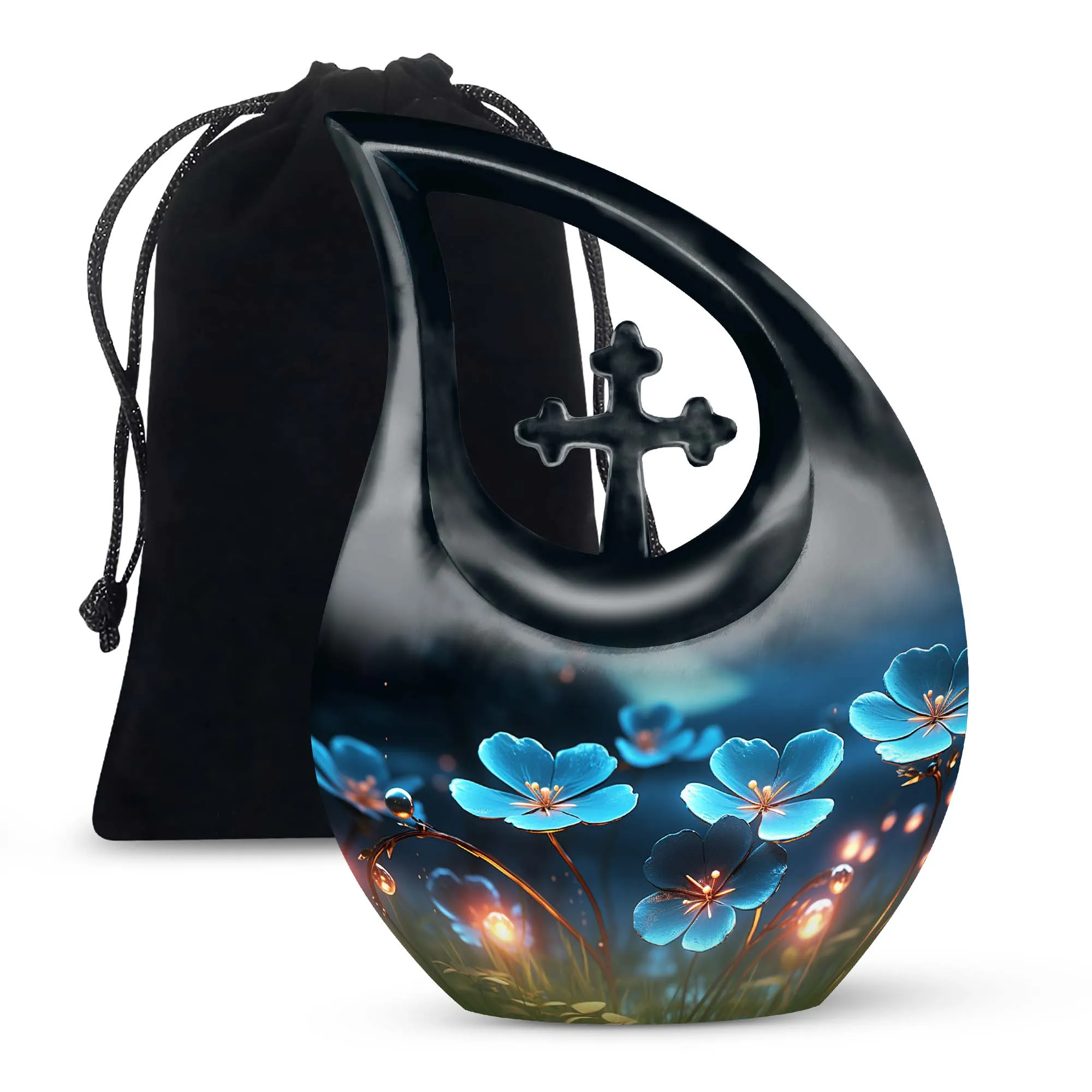 Affordable Flower Urn Memorializing Loved Ones  Cherished
