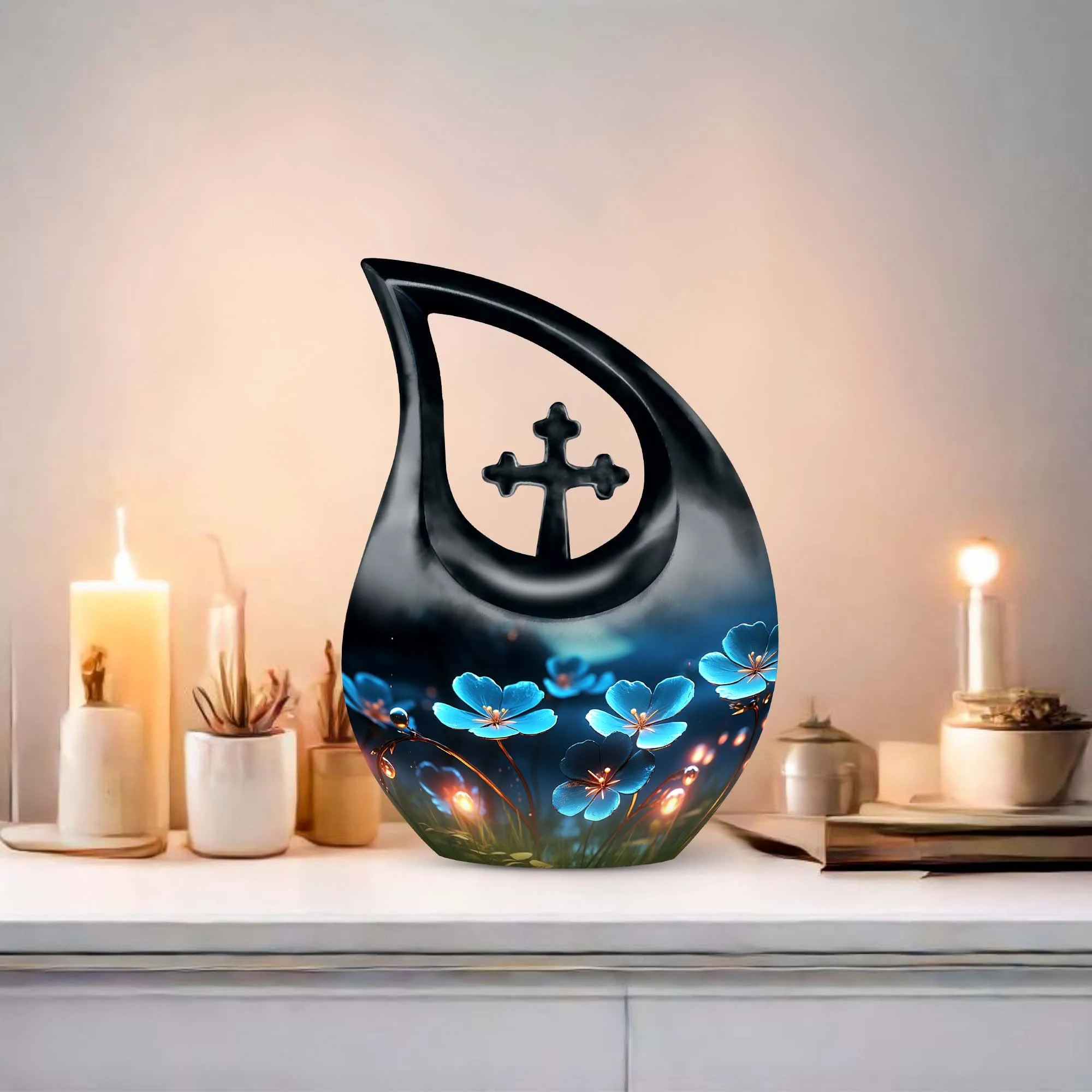 Affordable Flower Urn Memorializing Loved Ones  Cherished