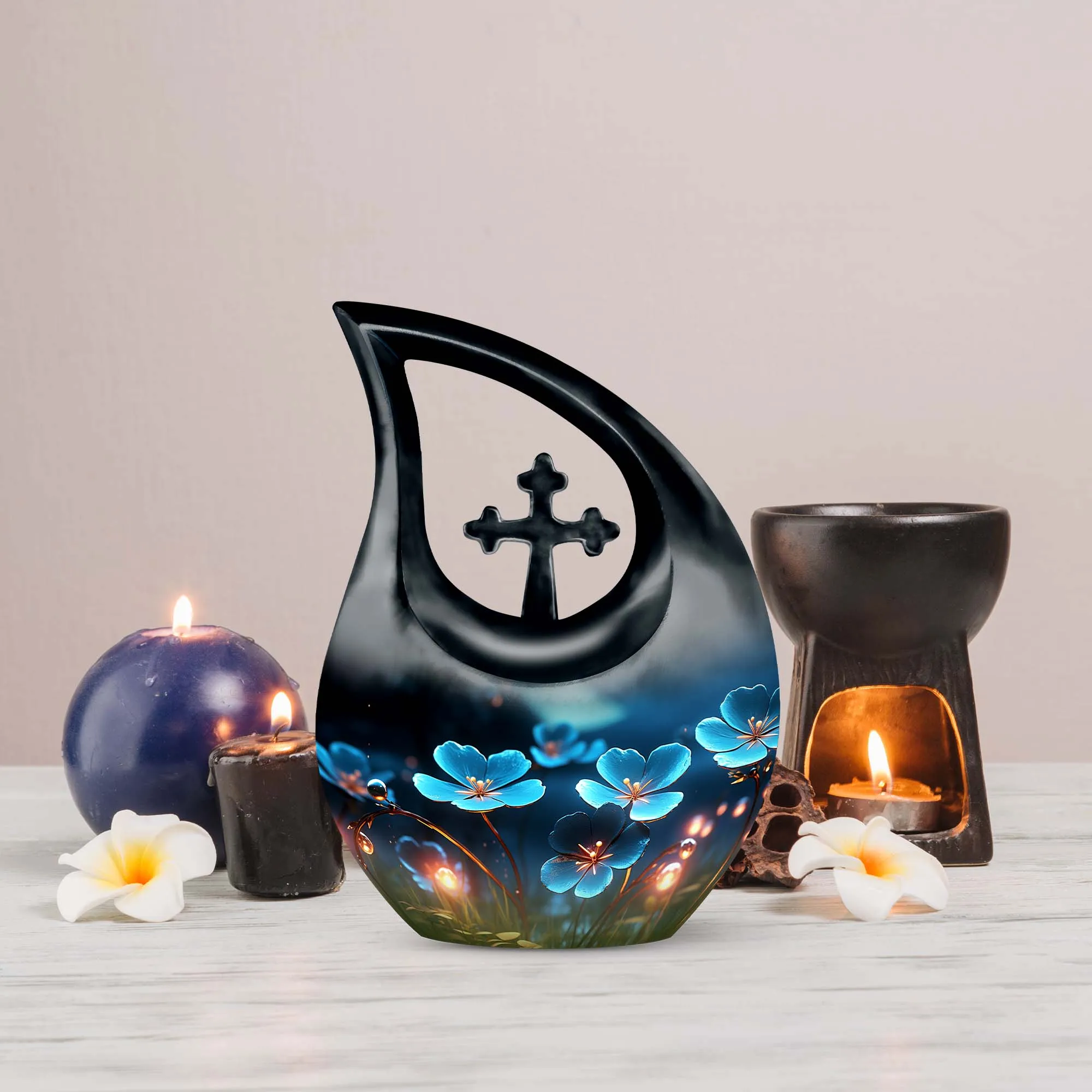 Affordable Flower Urn Memorializing Loved Ones  Cherished
