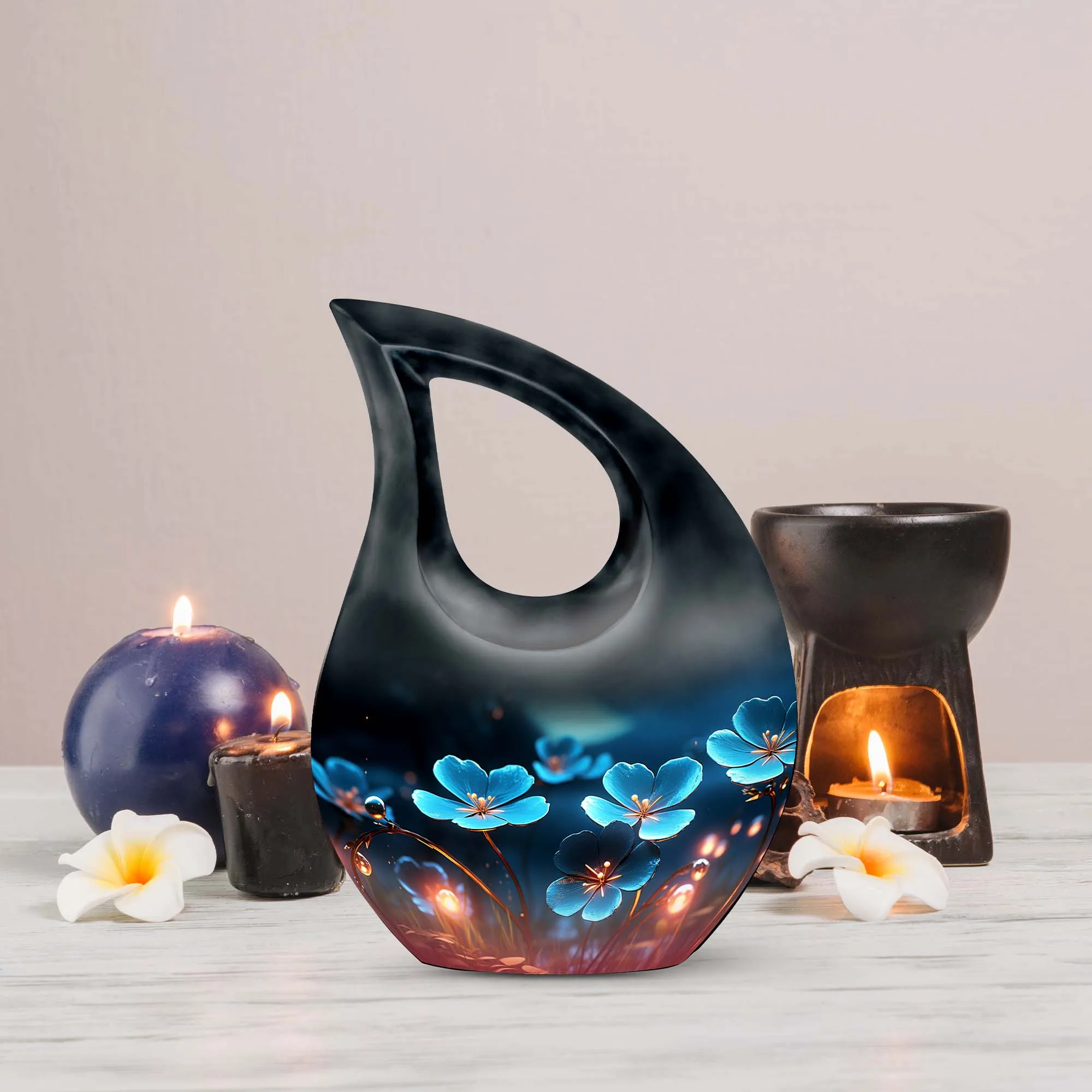 Affordable Flower Urn Memorializing Loved Ones  Cherished