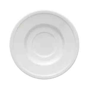 Alani 024252 Tempo Porcelain Saucer for Bouillon Cup, 6-1/8", Case of 24