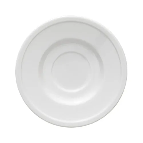 Alani 024252 Tempo Porcelain Saucer for Bouillon Cup, 6-1/8", Case of 24