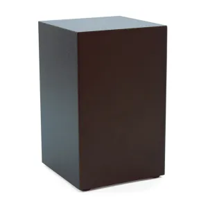 Antique Bronze Finished Box Urn In Large