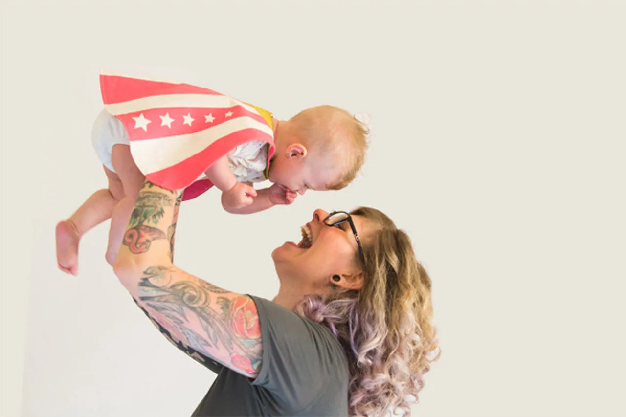 Baby Hero Cape Pink
