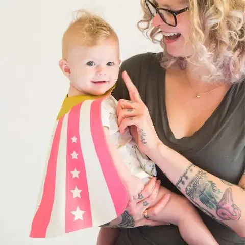 Baby Hero Cape Pink
