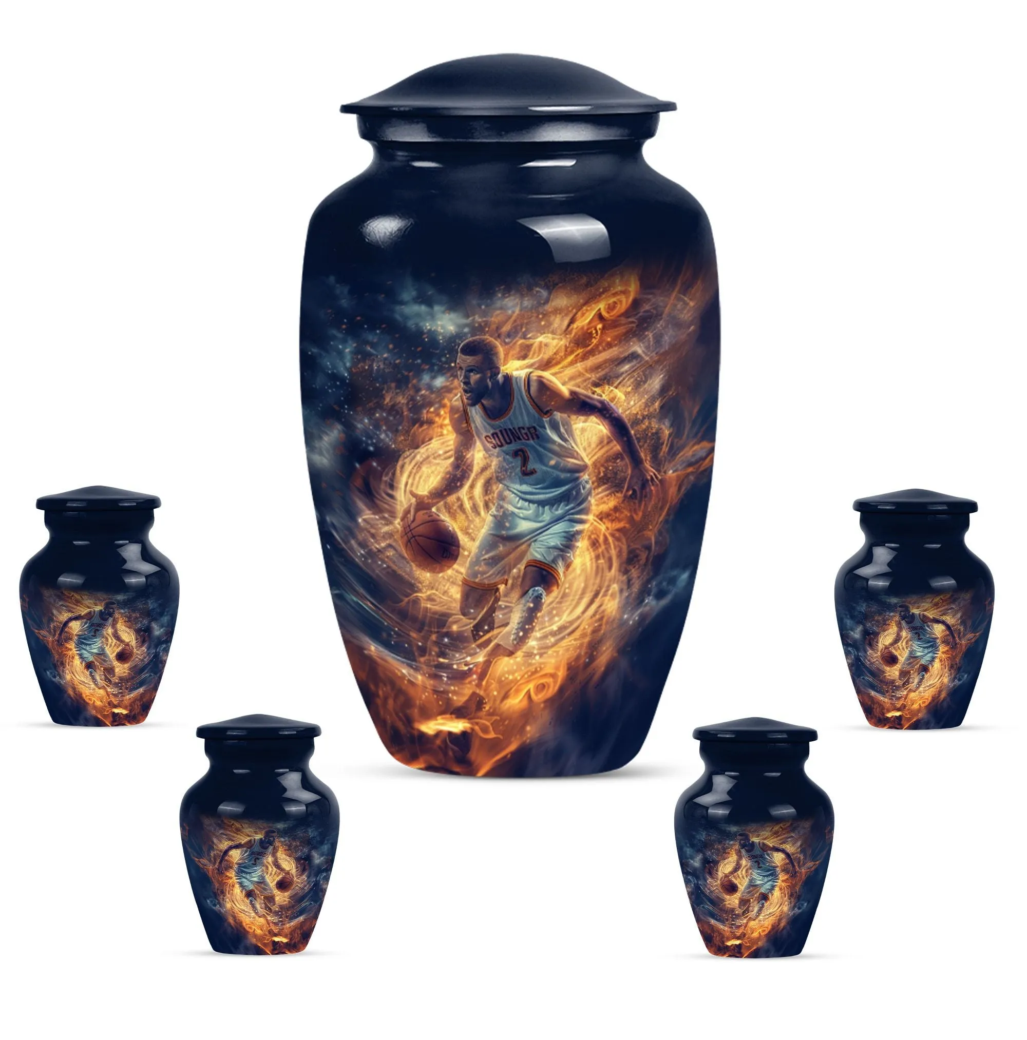 Basketball Memorial Burial Cremation Urn: Honoring the Departed