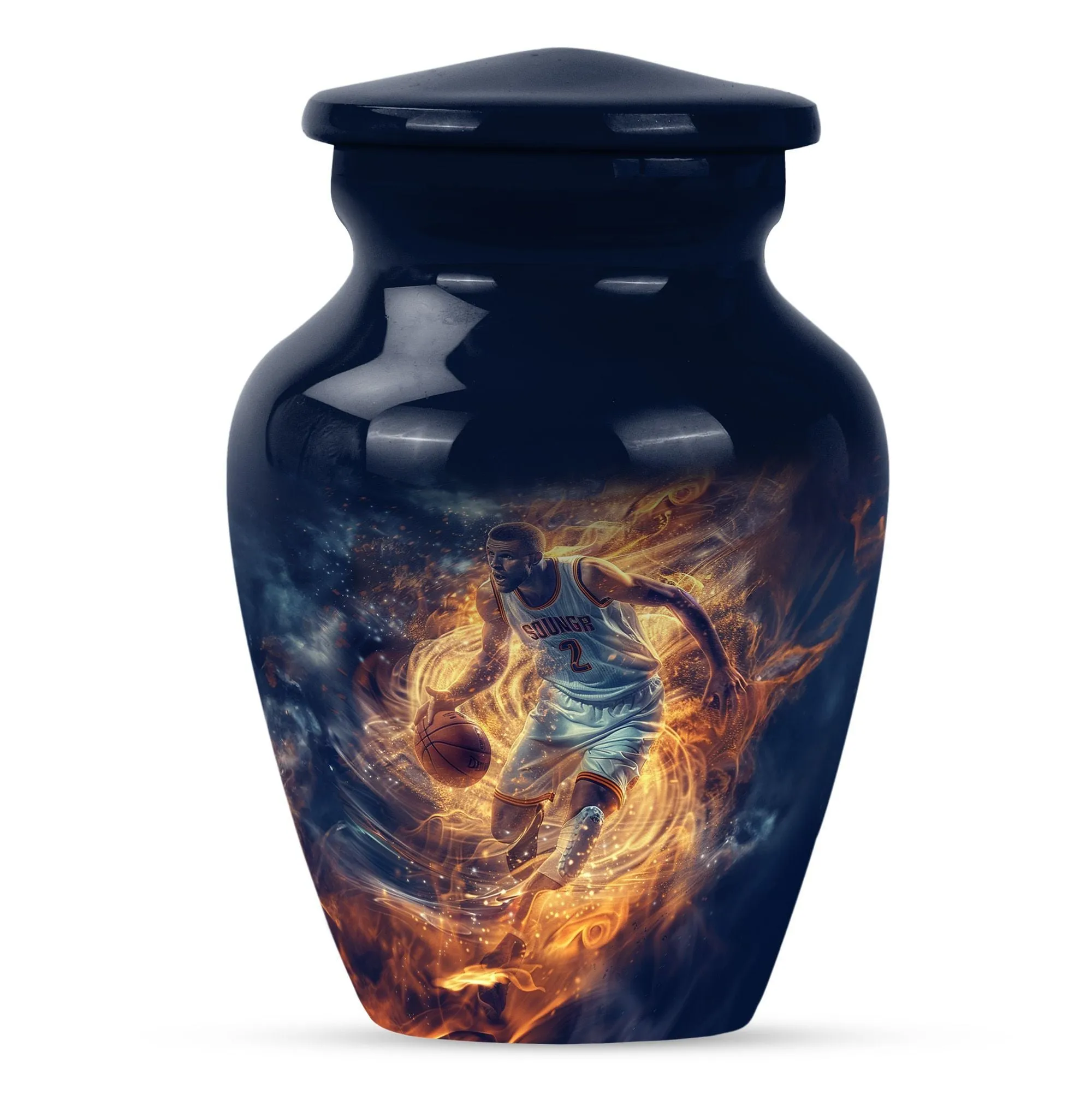Basketball Memorial Burial Cremation Urn: Honoring the Departed