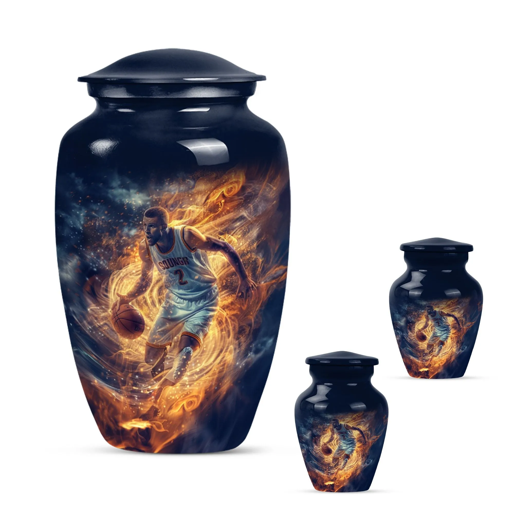 Basketball Memorial Burial Cremation Urn: Honoring the Departed