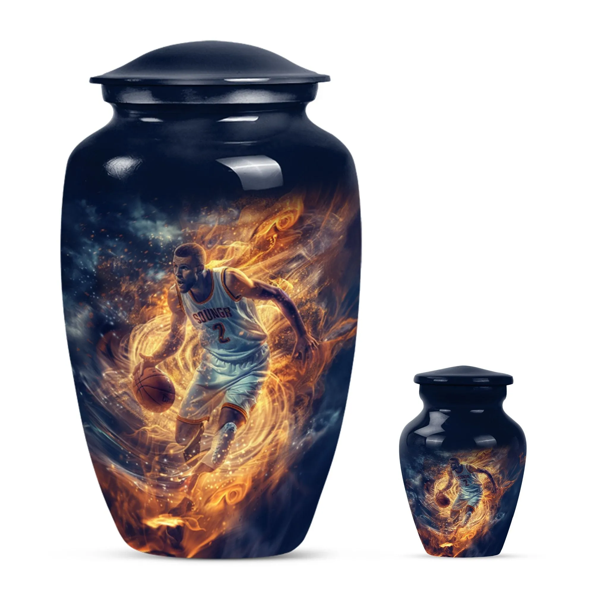 Basketball Memorial Burial Cremation Urn: Honoring the Departed