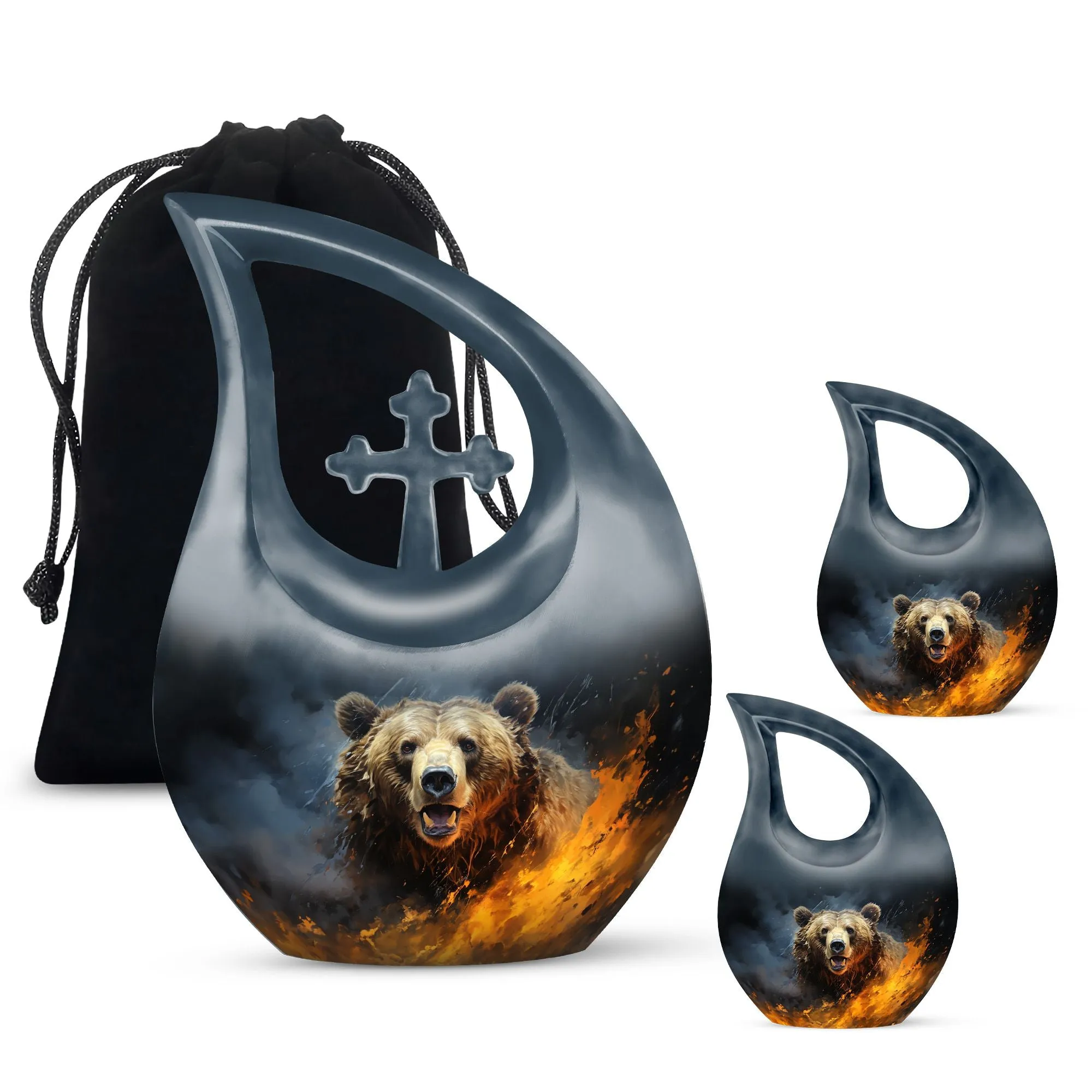 Bear Urn - Safe Memorial Urn for Tranquil Farewell
