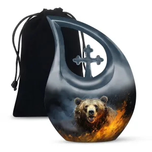 Bear Urn - Safe Memorial Urn for Tranquil Farewell