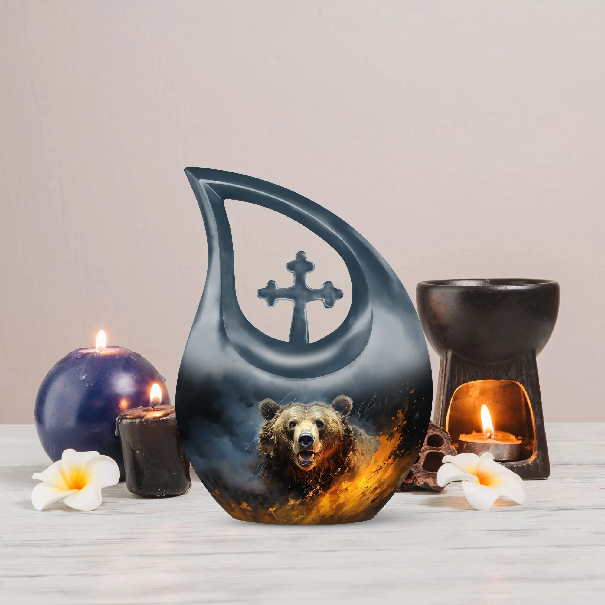 Bear Urn - Safe Memorial Urn for Tranquil Farewell