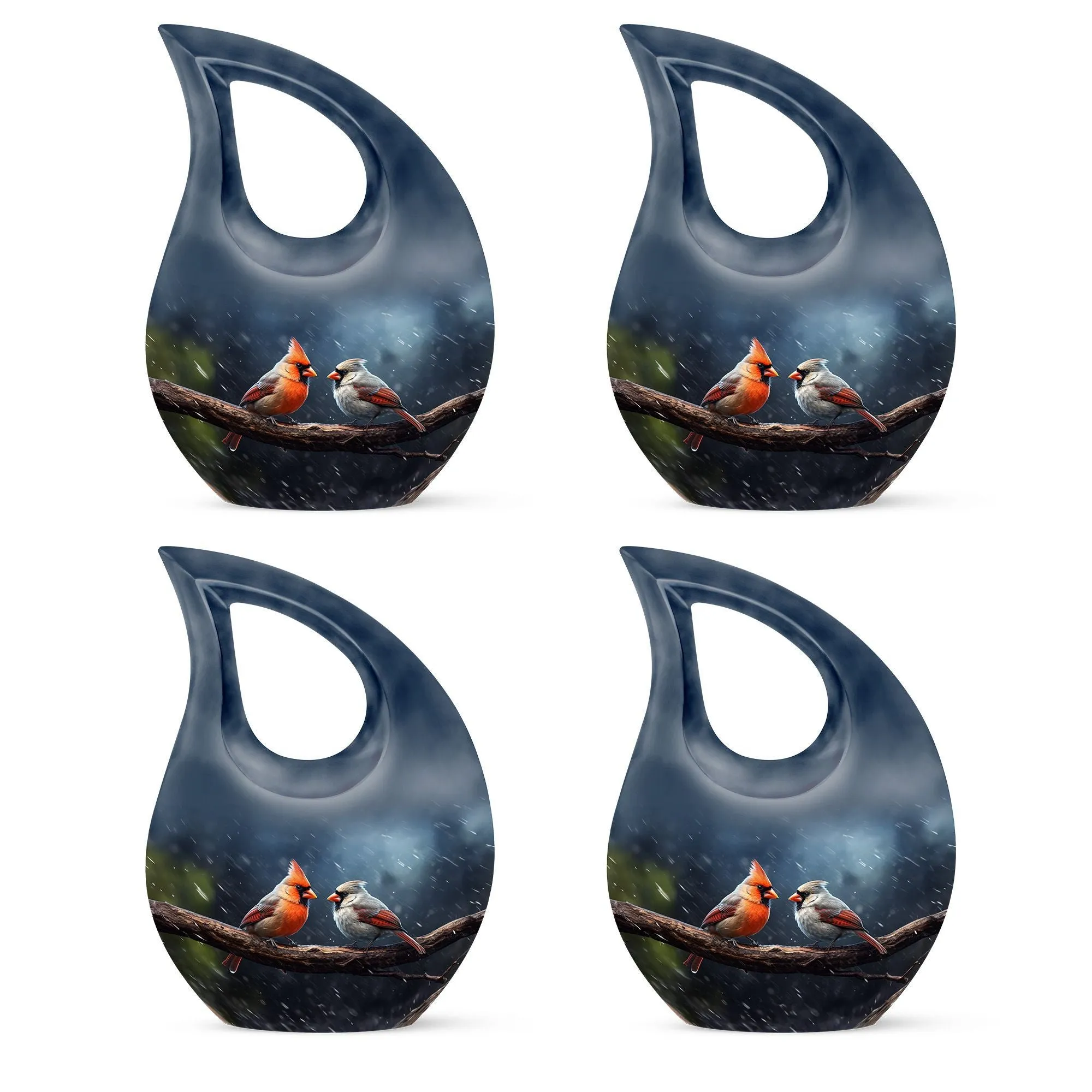 Bird Memorial Urn:  Container For Cremated Adult Human Ashes
