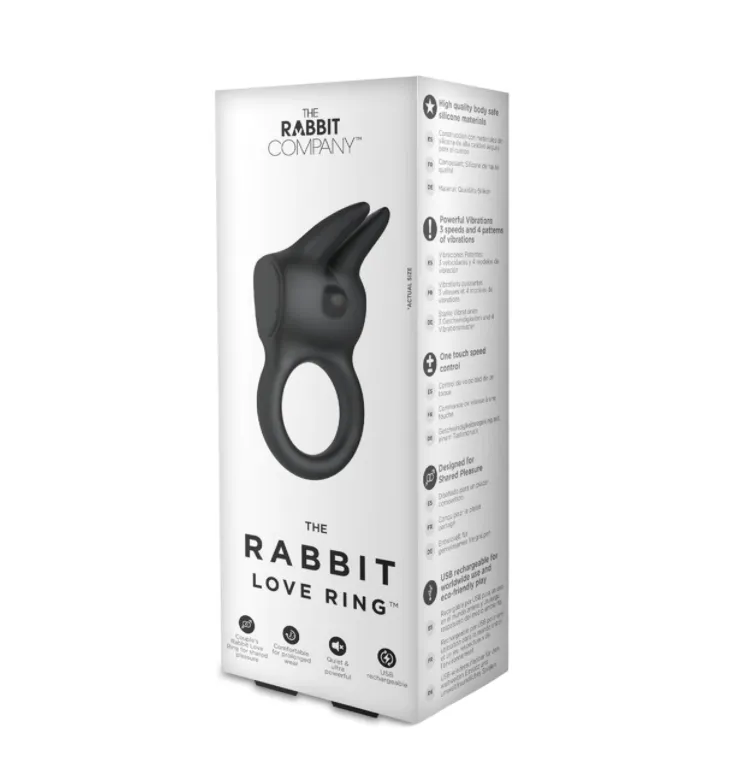 Black Rabbit Vibrating Cock Ring