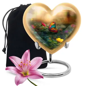 Butterfly's Serenity - Unique Aluminium Butterfly Urn for Peaceful Transition