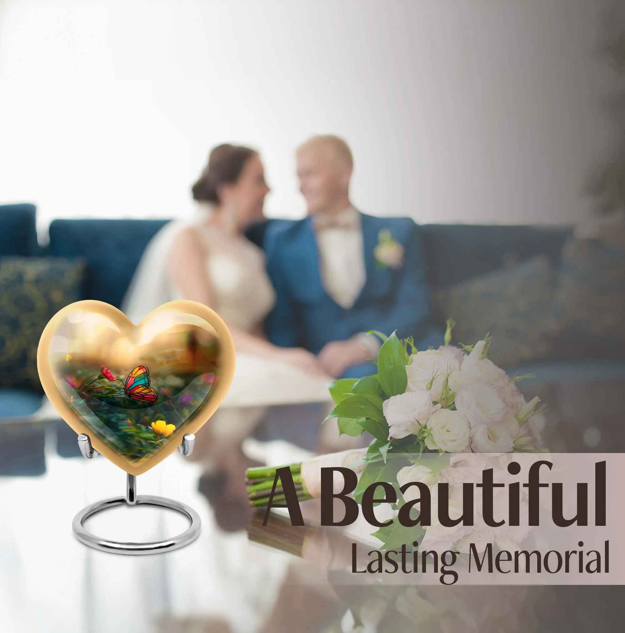 Butterfly's Serenity - Unique Aluminium Butterfly Urn for Peaceful Transition