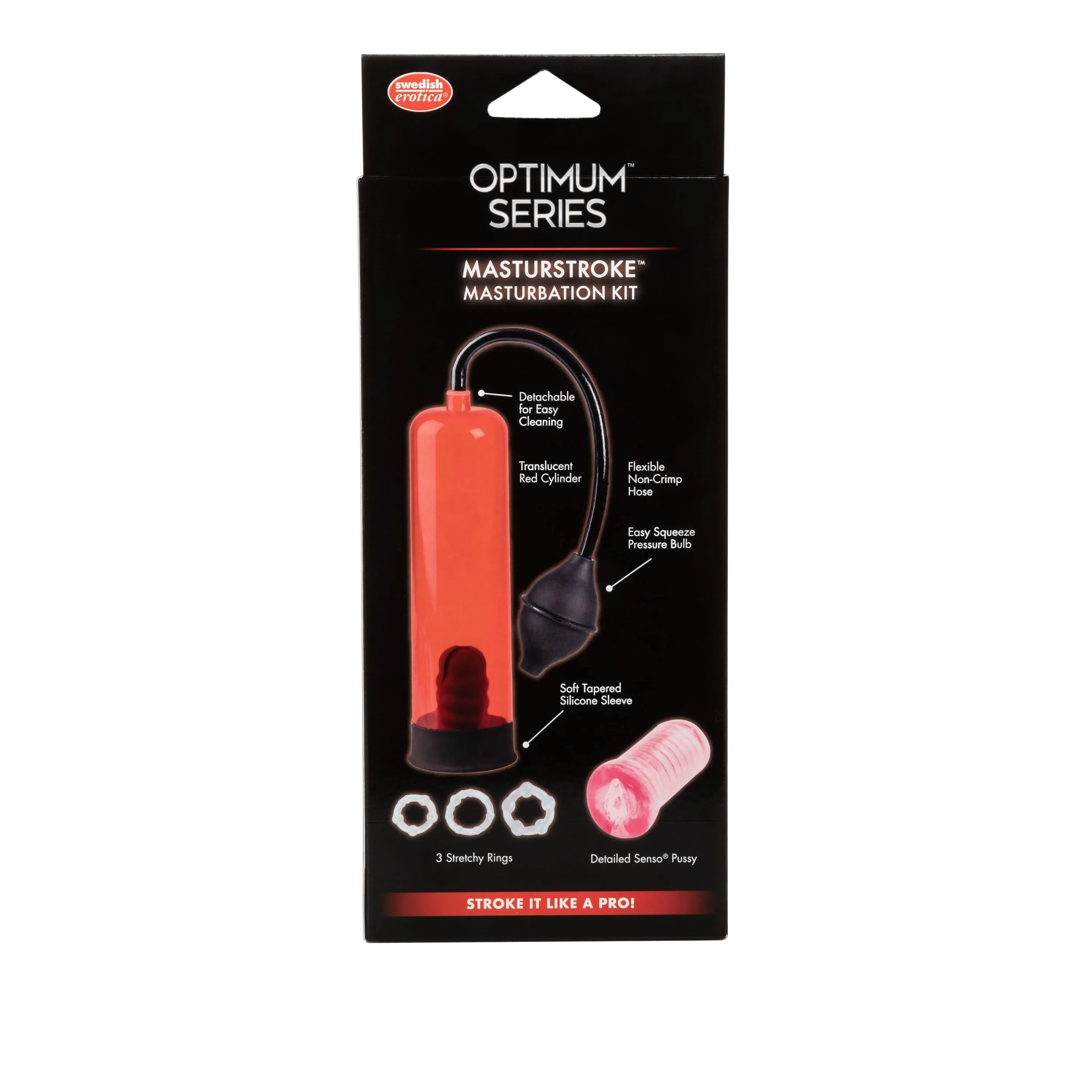 California Exotics - Optimum Series Masturstroke Masturbation Kit (Red)
