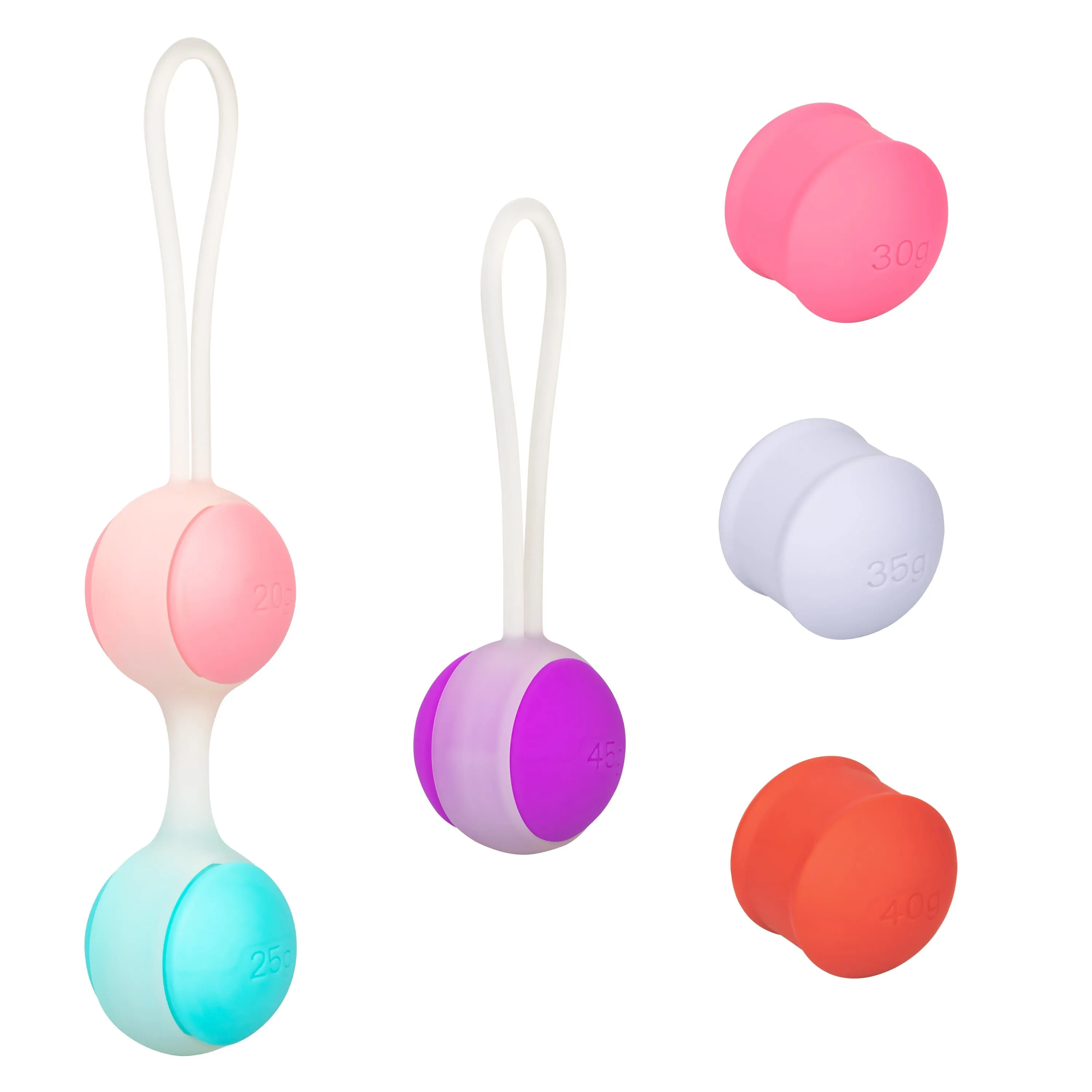 California Exotics - Sheology Interchangeable Weighted Kegel Set (Multi Colour)