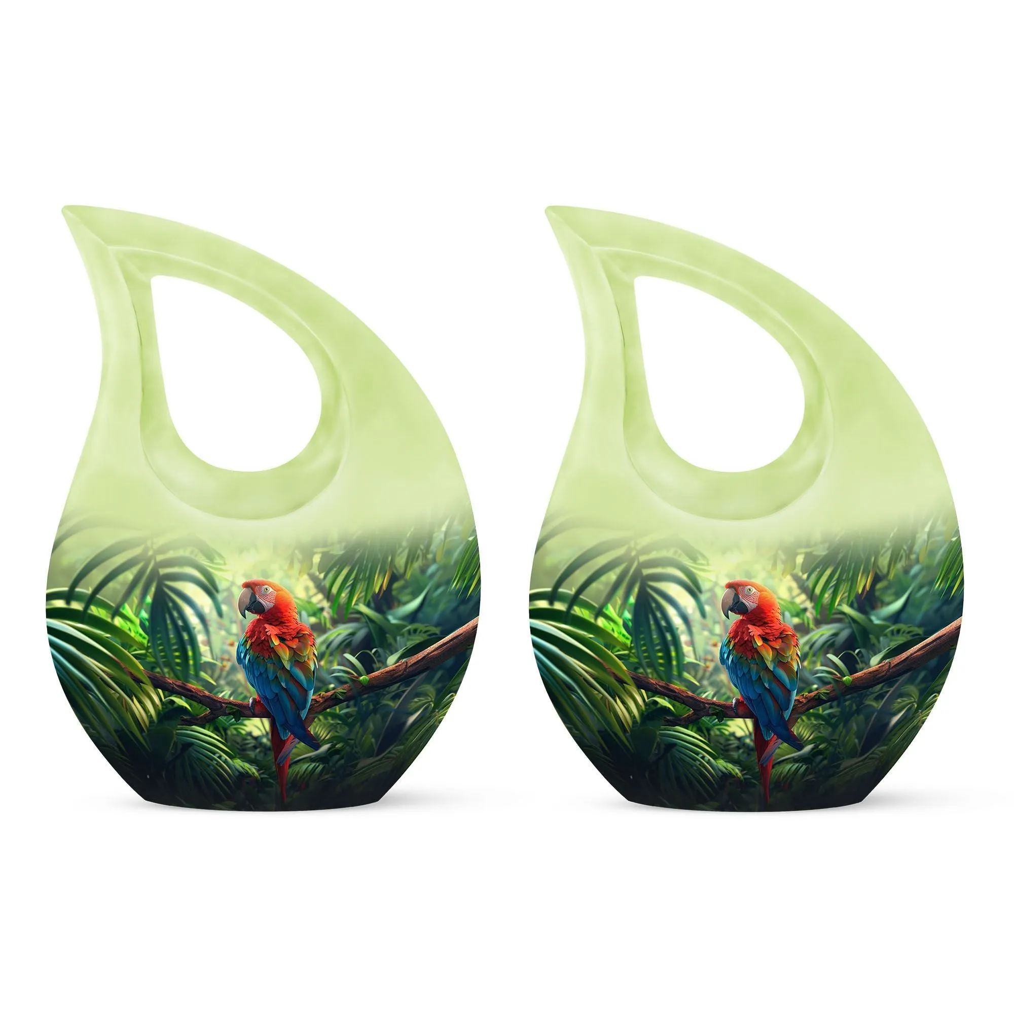 Companion Macaw Parrot Memorial, Distinctive Adult Urns for Cherished Memories