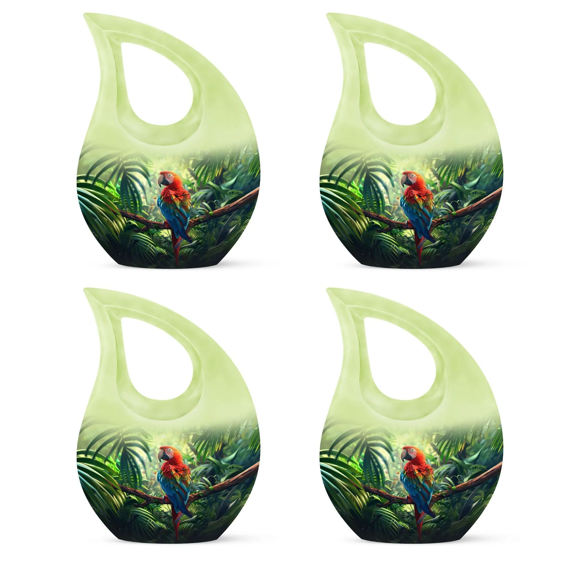 Companion Macaw Parrot Memorial, Distinctive Adult Urns for Cherished Memories