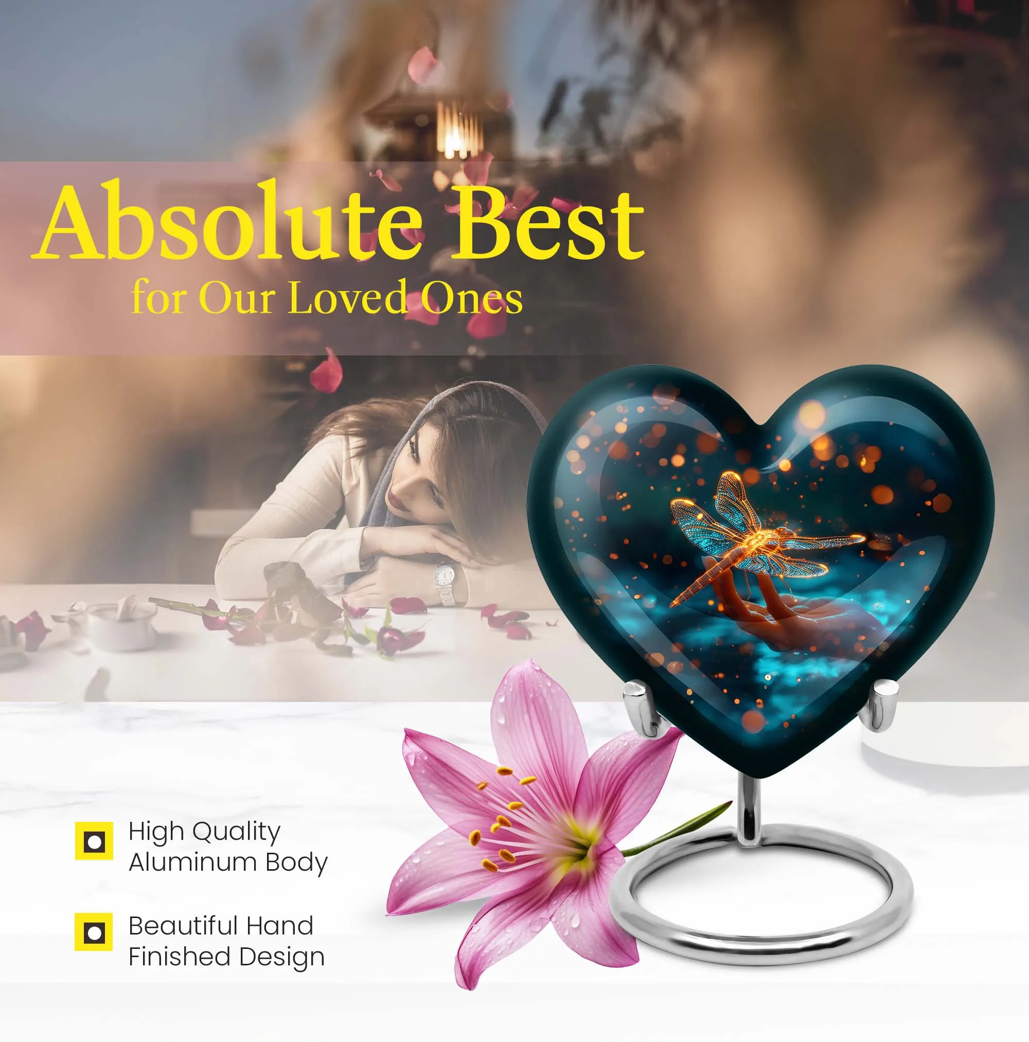 Cosmic Dragonfly Urn - The Ideal Option for Cremation Processes