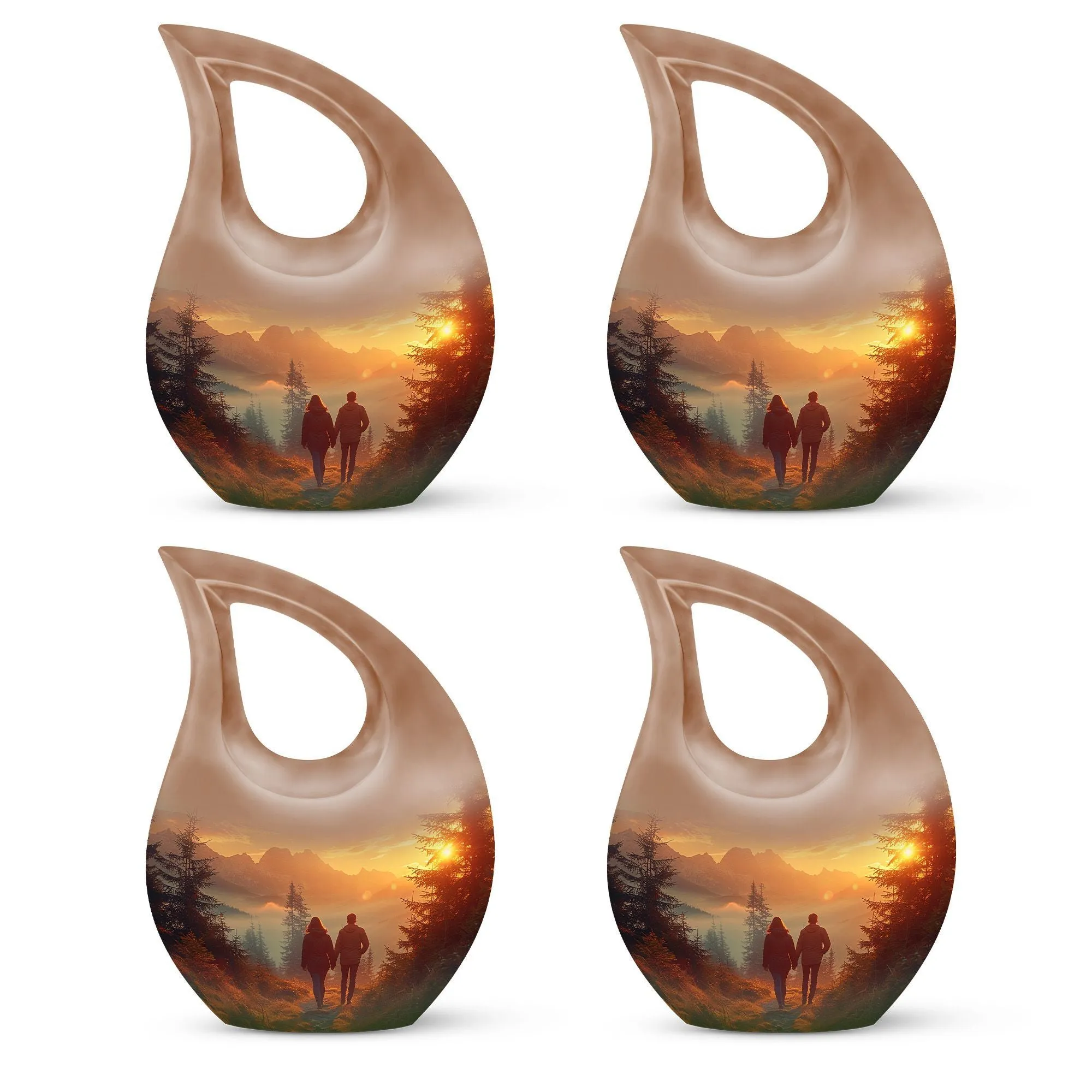 Cross Drop Dawn's Gentle Embrace Remembrance Urn