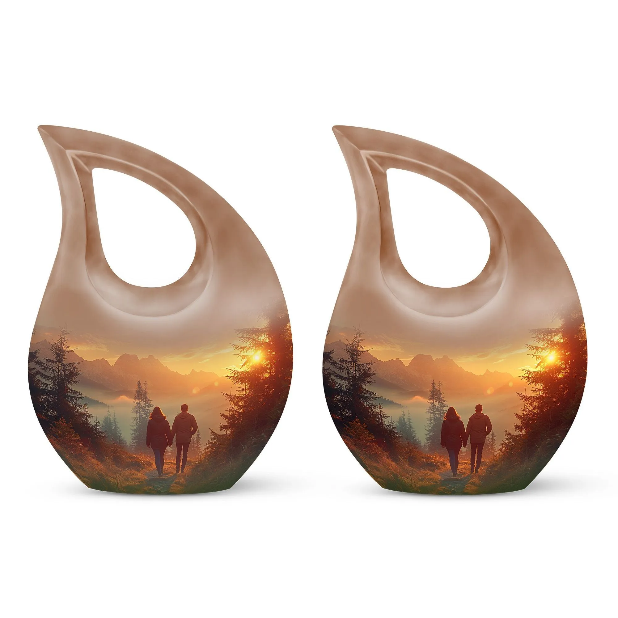 Cross Drop Dawn's Gentle Embrace Remembrance Urn