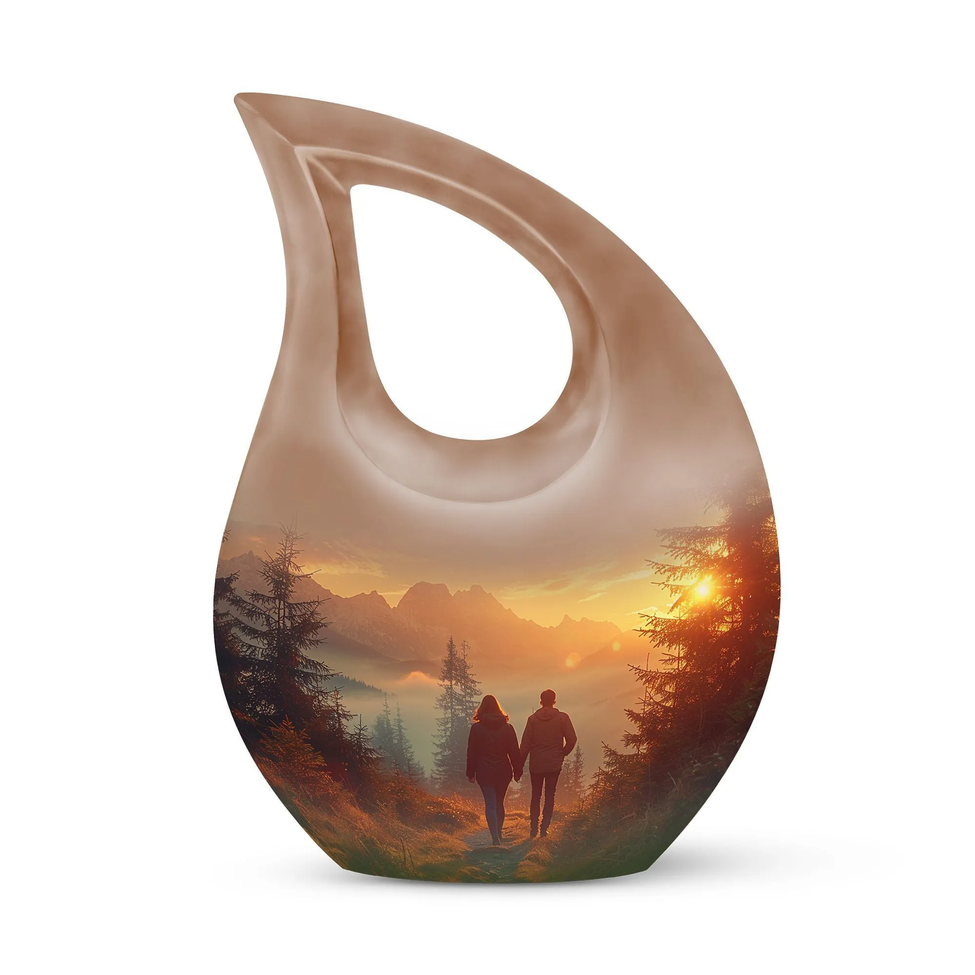Cross Drop Dawn's Gentle Embrace Remembrance Urn