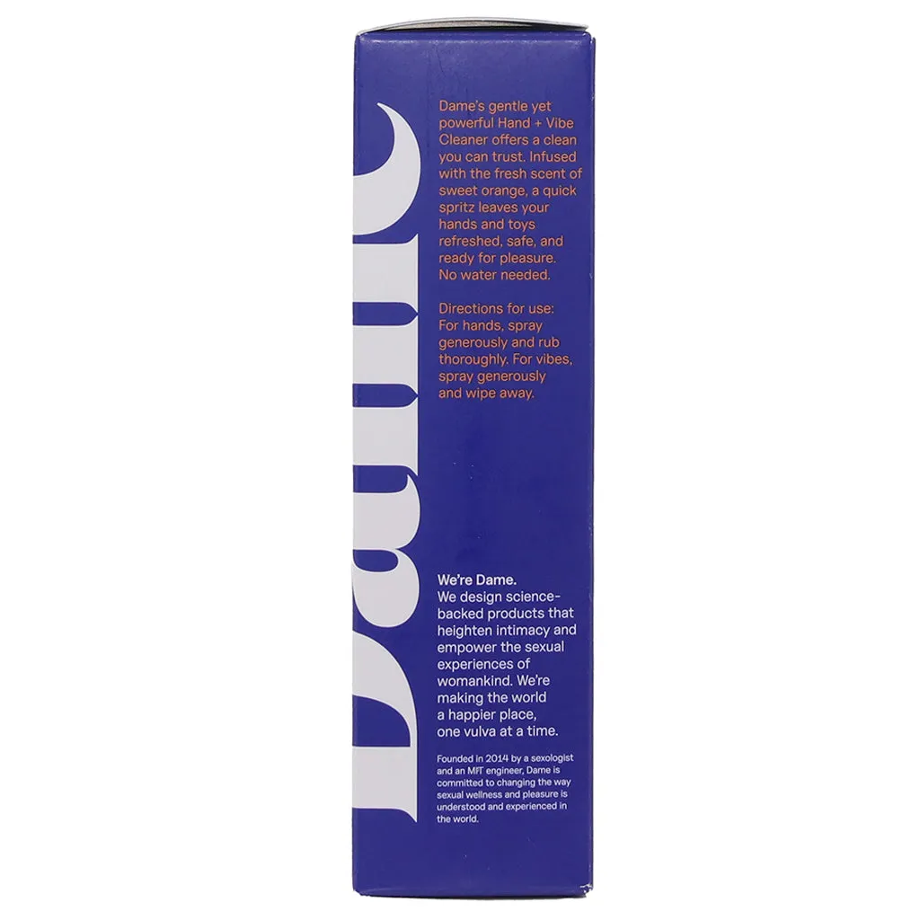 Dame Hand   Vibe Cleaner 2oz/118ml in Sweet Orange