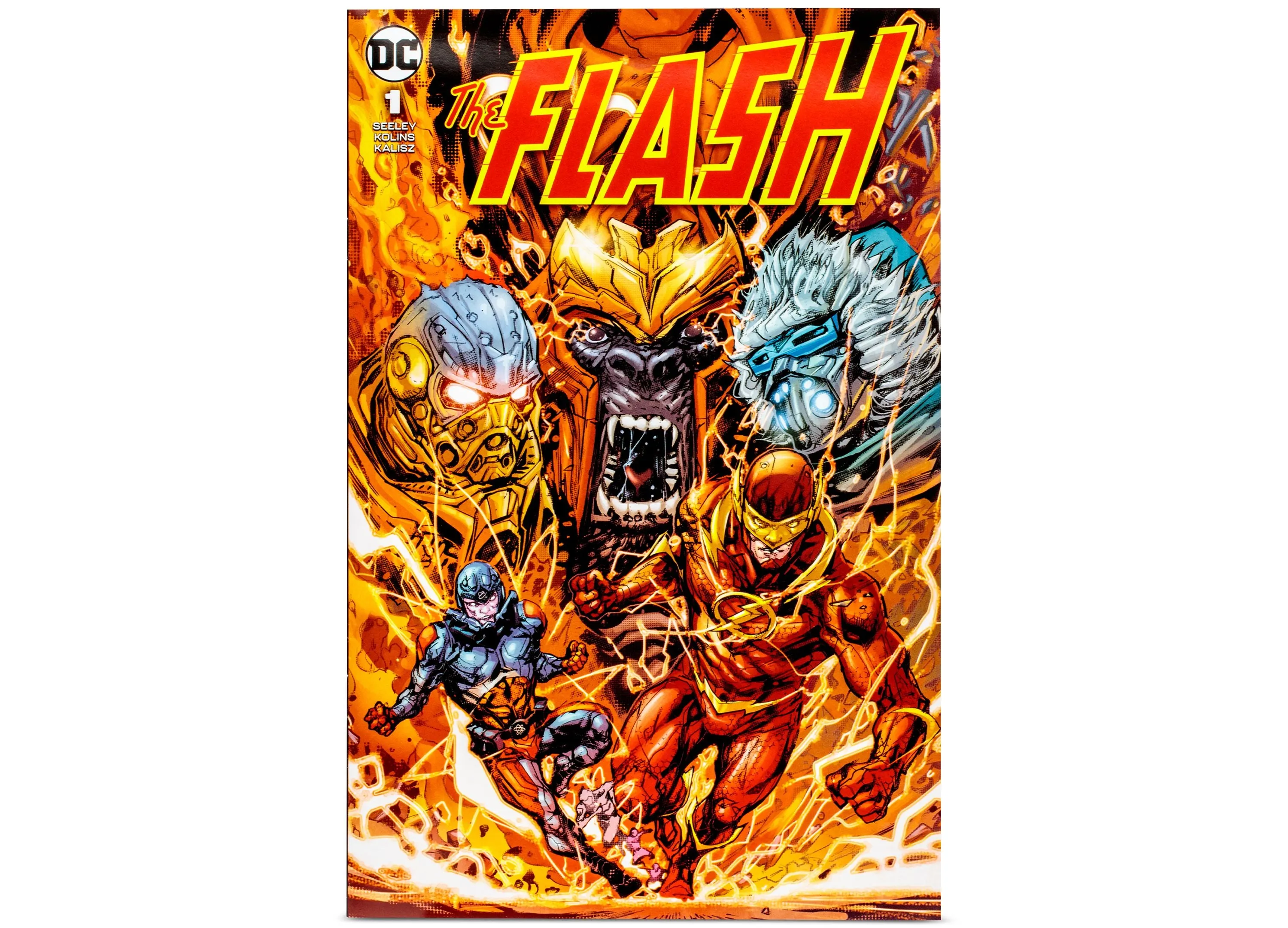 DC Direct Captain Cold 7-Inch Action Figure with Comic and Art Card