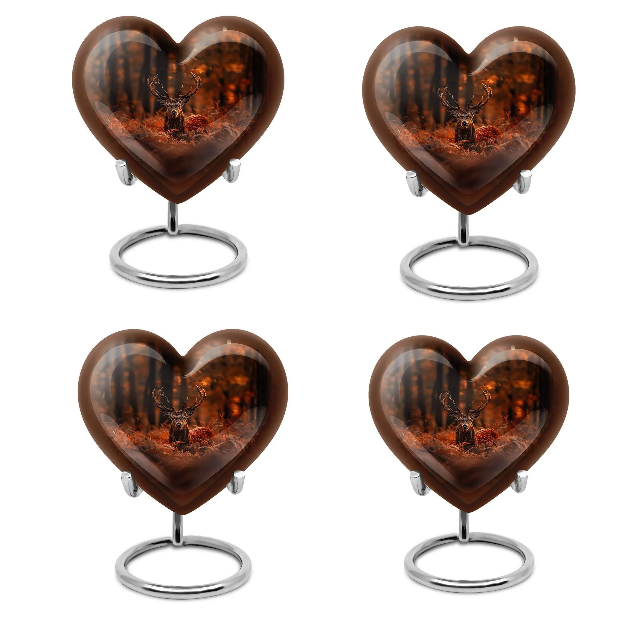 Deer Tribute Cremation Urn with Sophisticated Magnificence