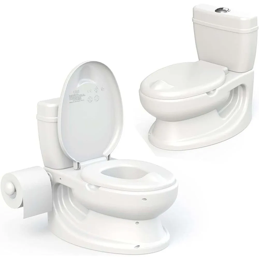 Dolu Educational Toddler Potty - White, Ages 18mo 