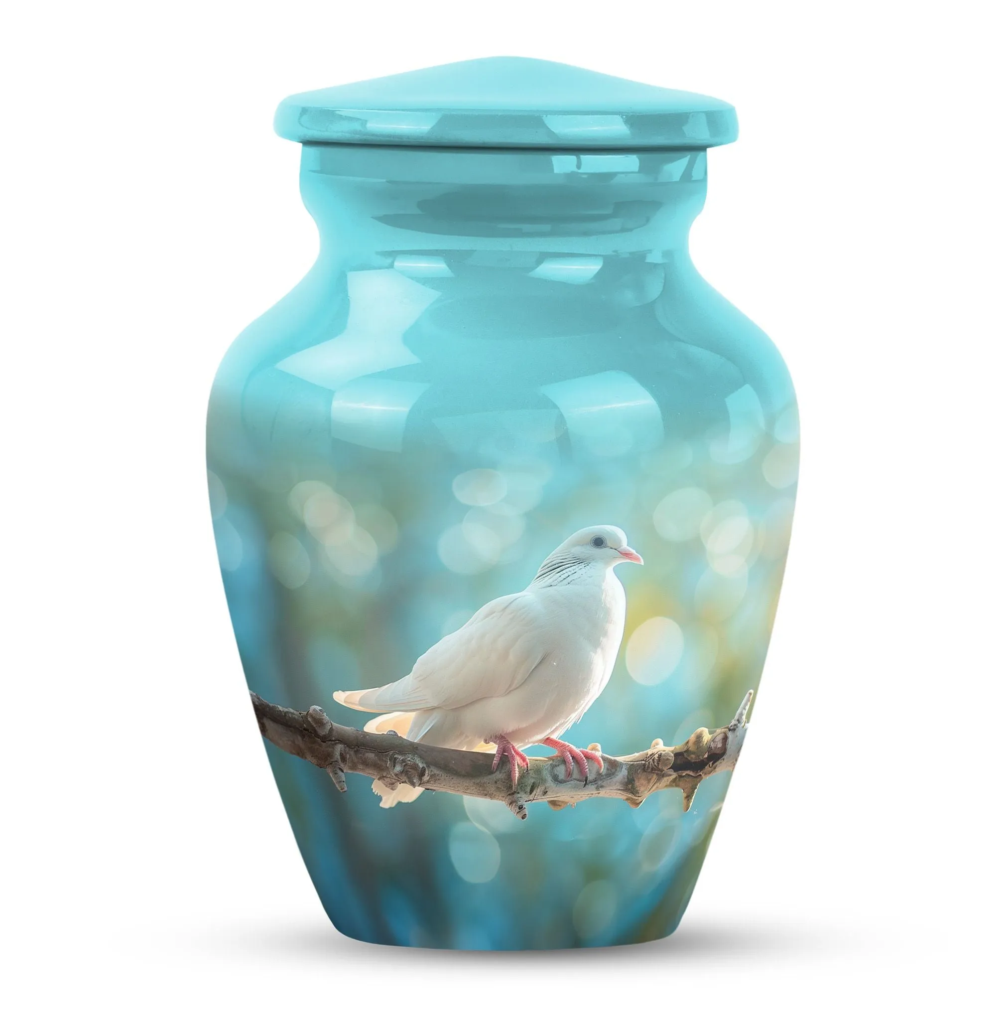 Dove Urn Funeral Tribute: Engravable Cremation Memorial