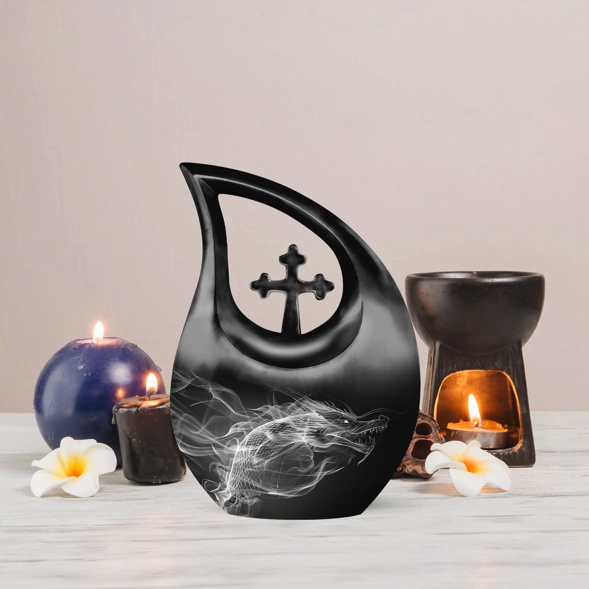 Dragon Embrace: Cherished Memorial Urn For Devoted Mothers