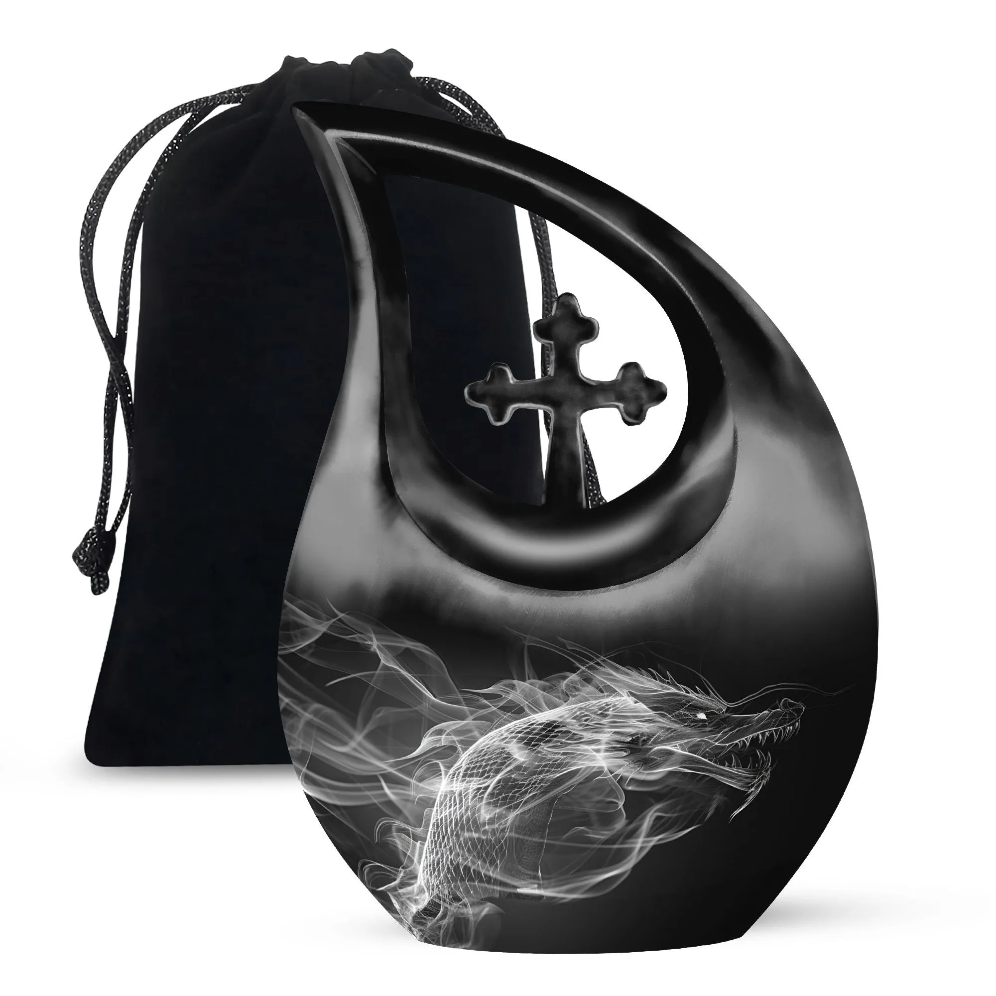Dragon Embrace: Cherished Memorial Urn For Devoted Mothers