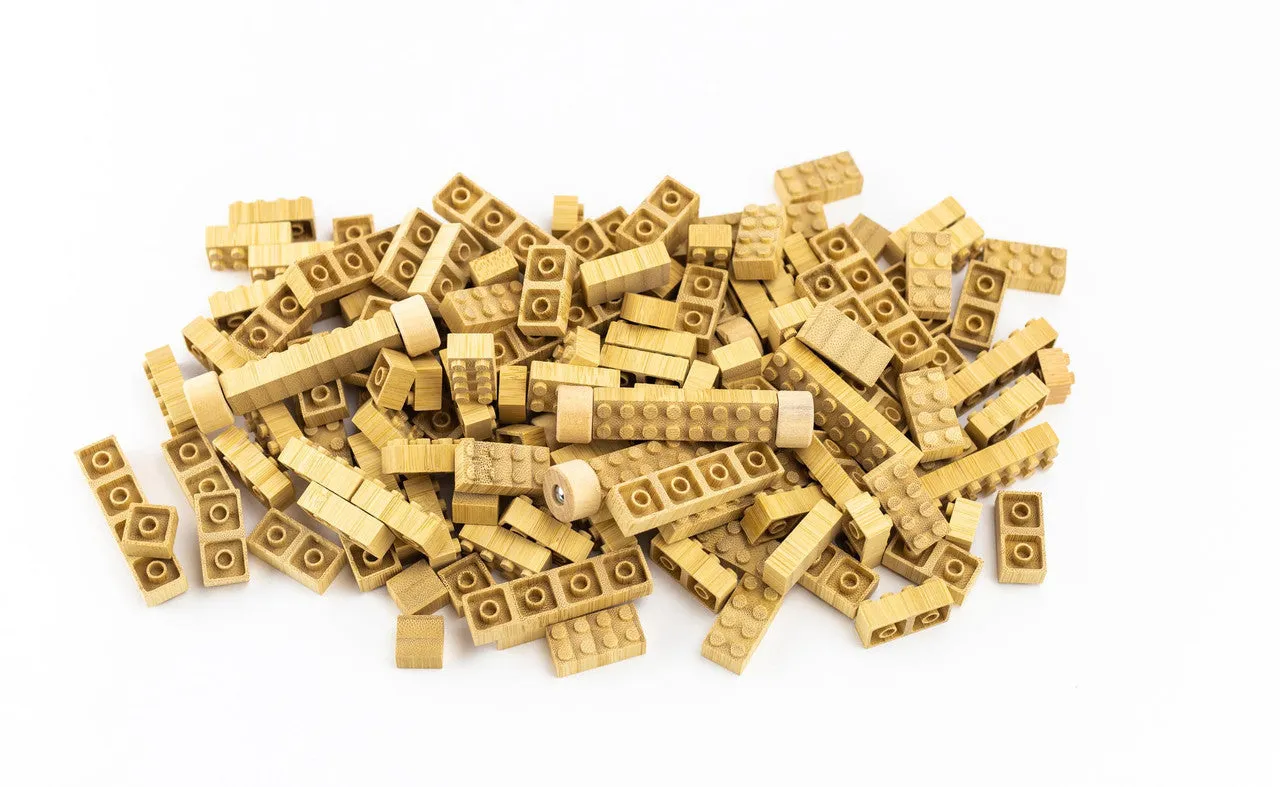Eco-bricks- 145 Piece Bamboo