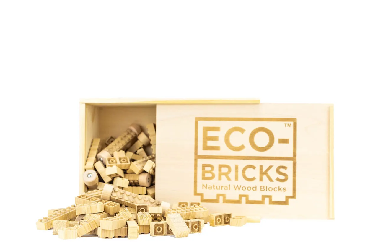 Eco-bricks- 145 Piece Bamboo