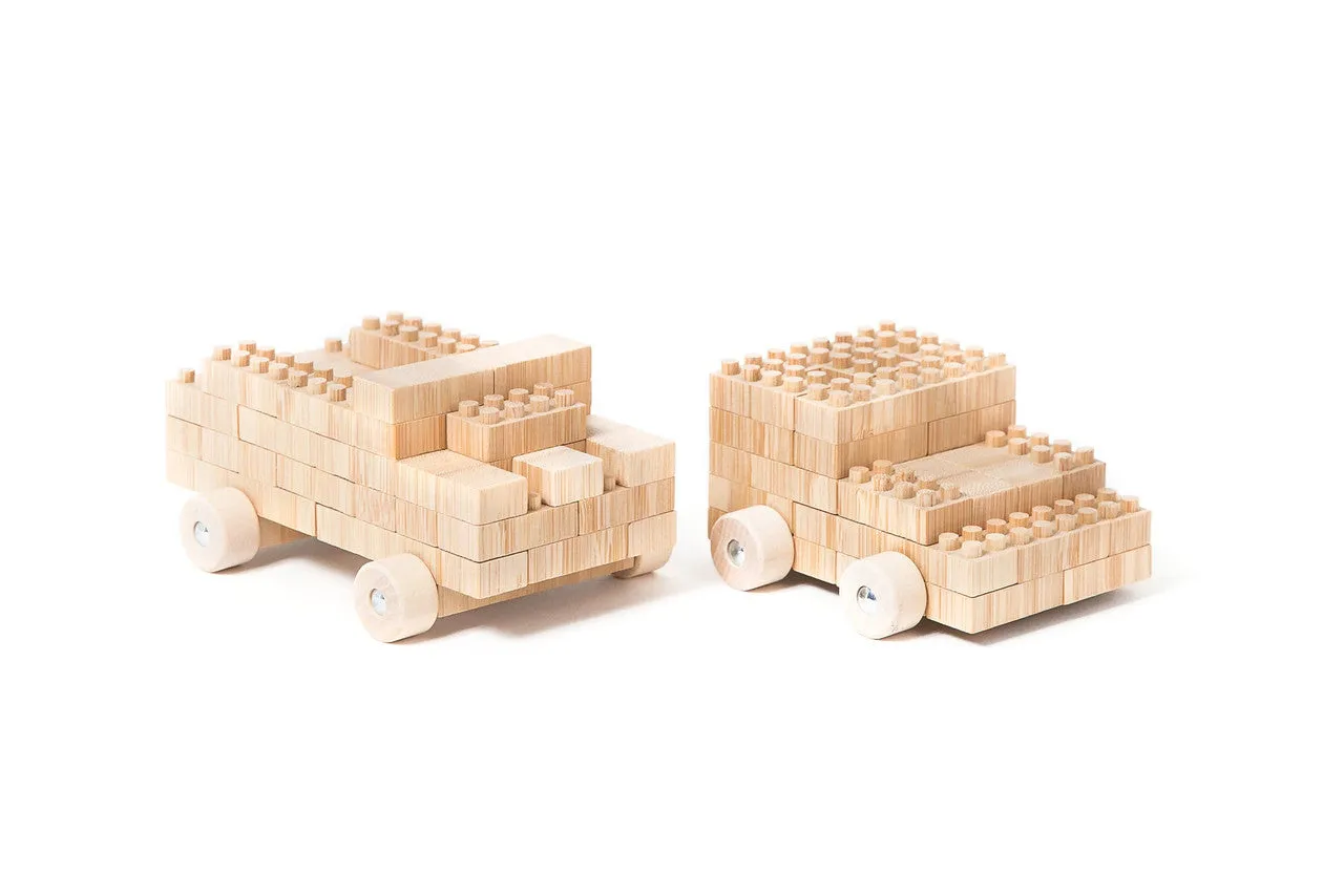 Eco-bricks- 145 Piece Bamboo