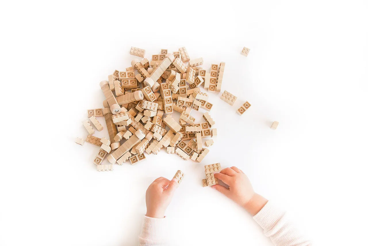 Eco-bricks- 90 Piece Bamboo