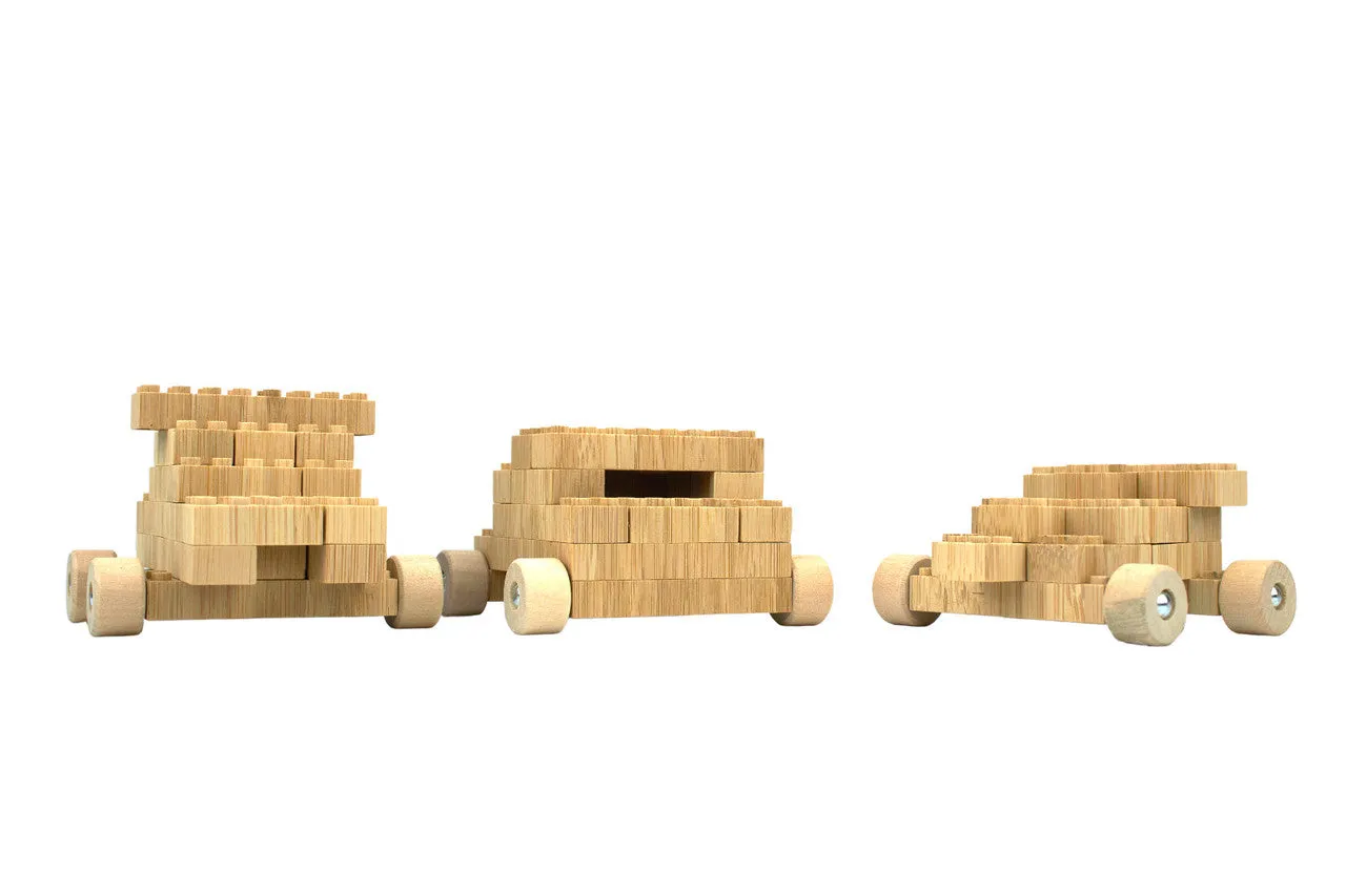 Eco-bricks- 90 Piece Bamboo