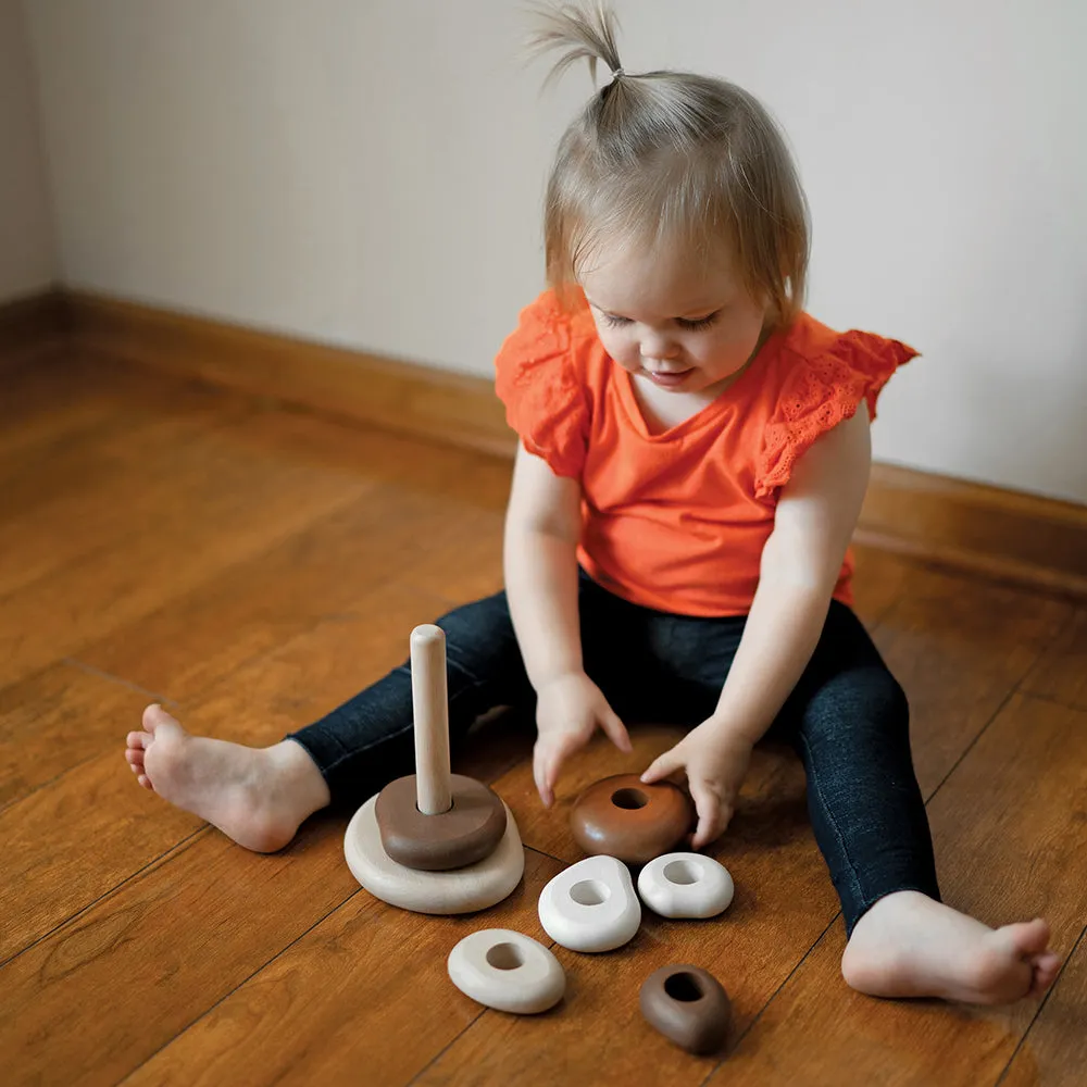 Eco-Friendly Wooden Sensory & Stacking Toys Bundle | Toddler Early Learning Resources