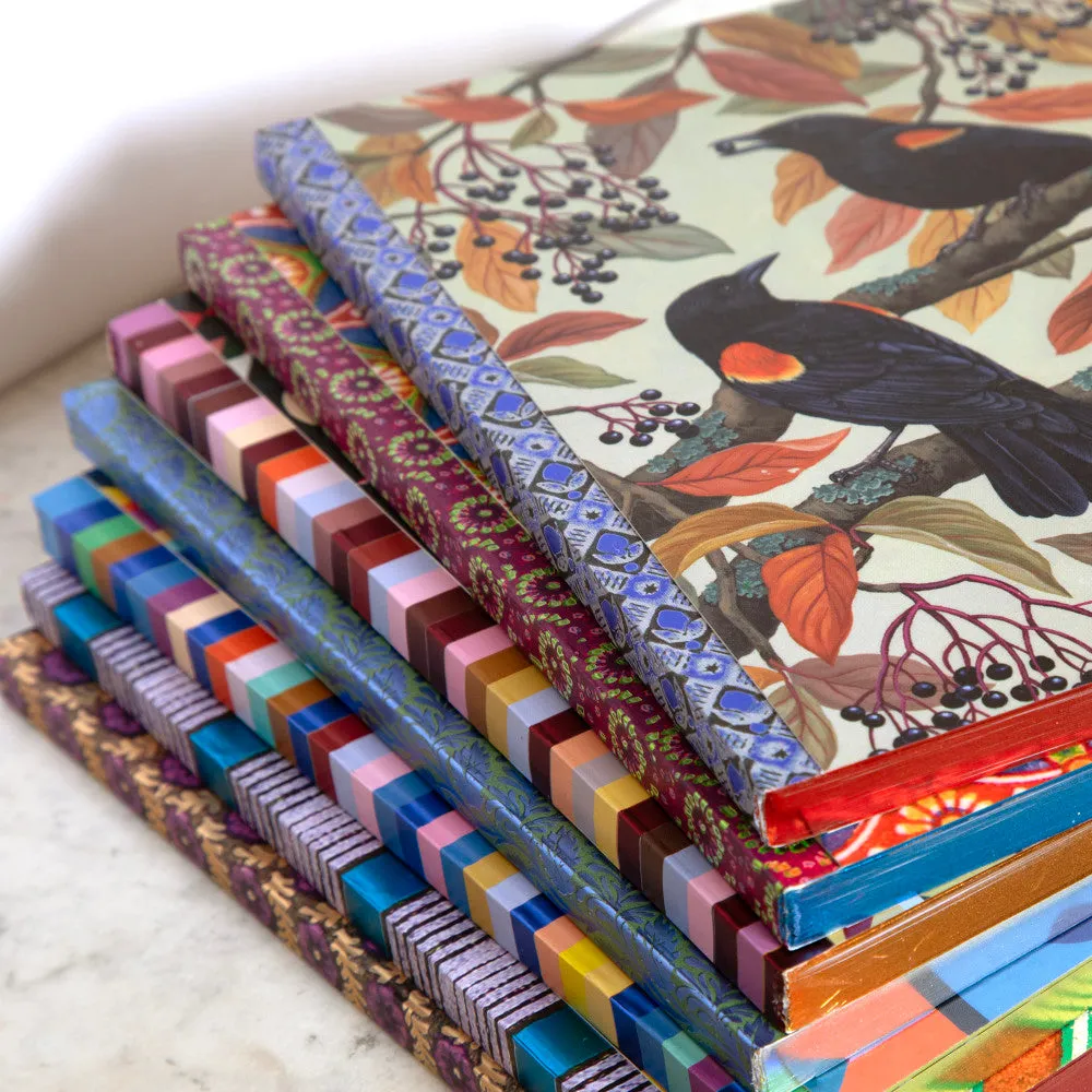 eeBoo Piece & Love Autumn Blackbirds Gilded Journal - Hardcover Diary