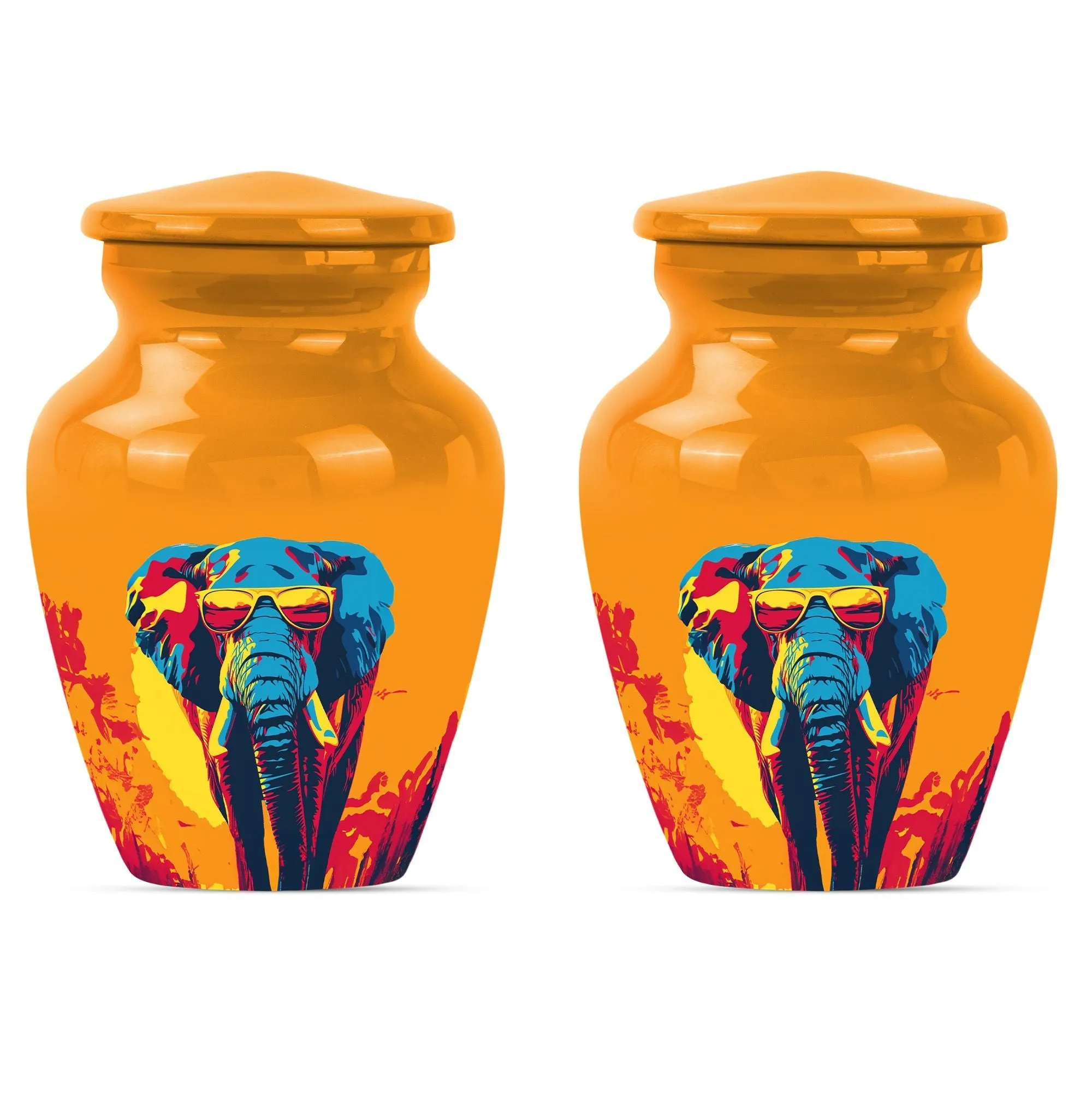 Elephant Urn - Large Memorial Cremation Urn for Human Ashes
