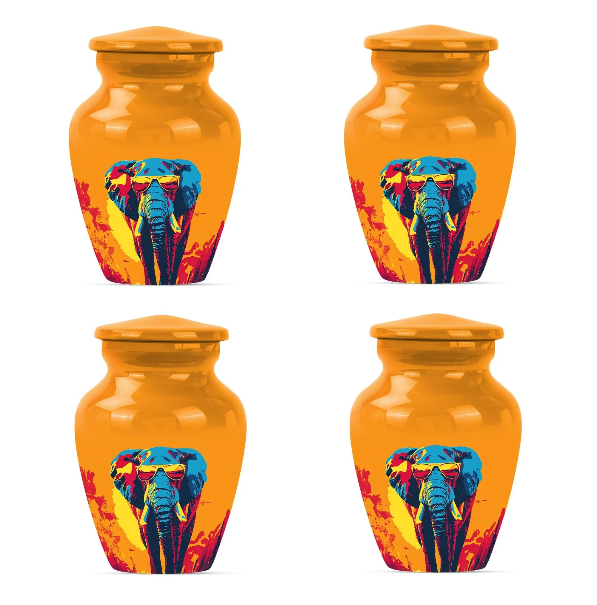 Elephant Urn - Large Memorial Cremation Urn for Human Ashes