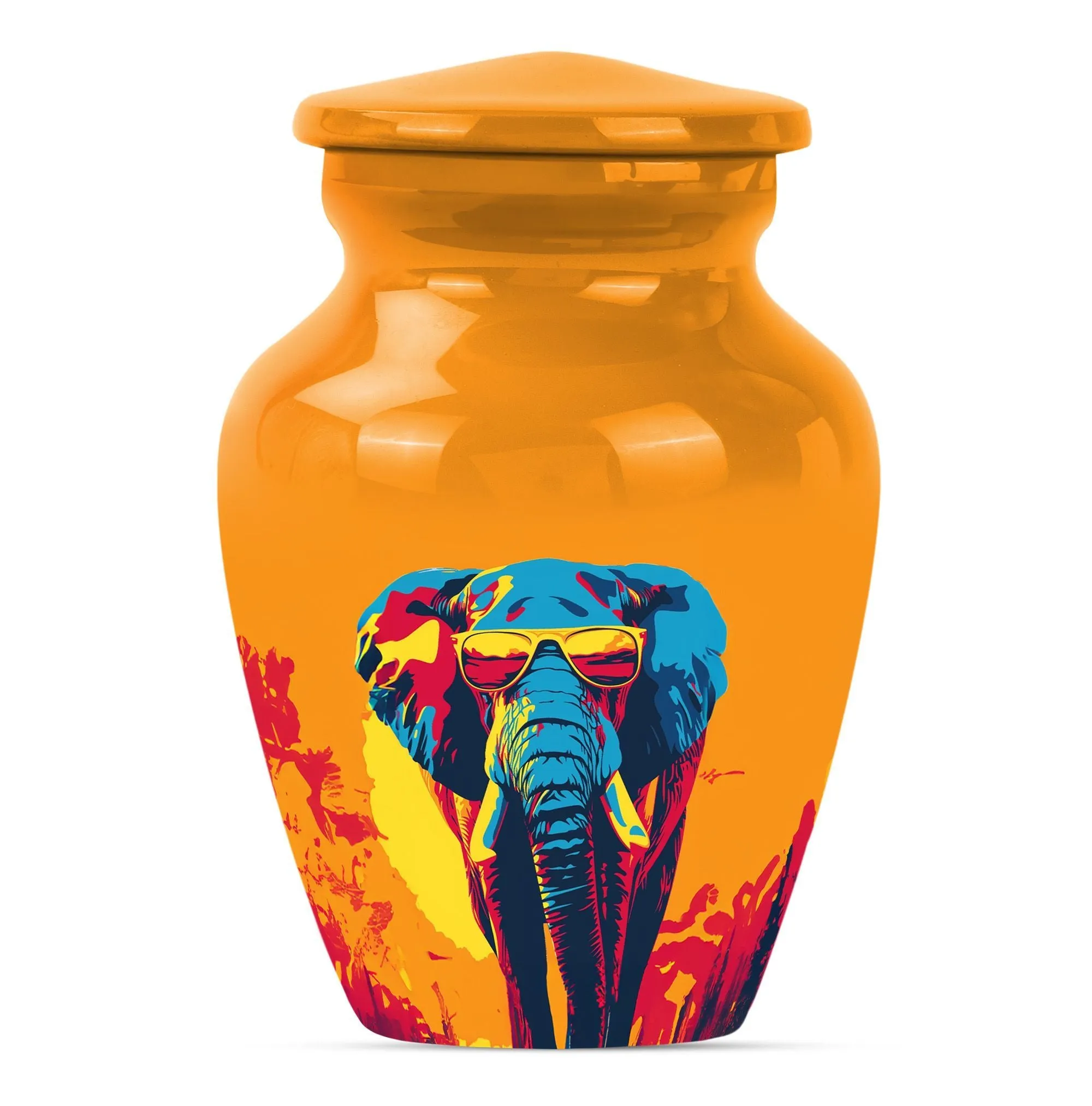 Elephant Urn - Large Memorial Cremation Urn for Human Ashes