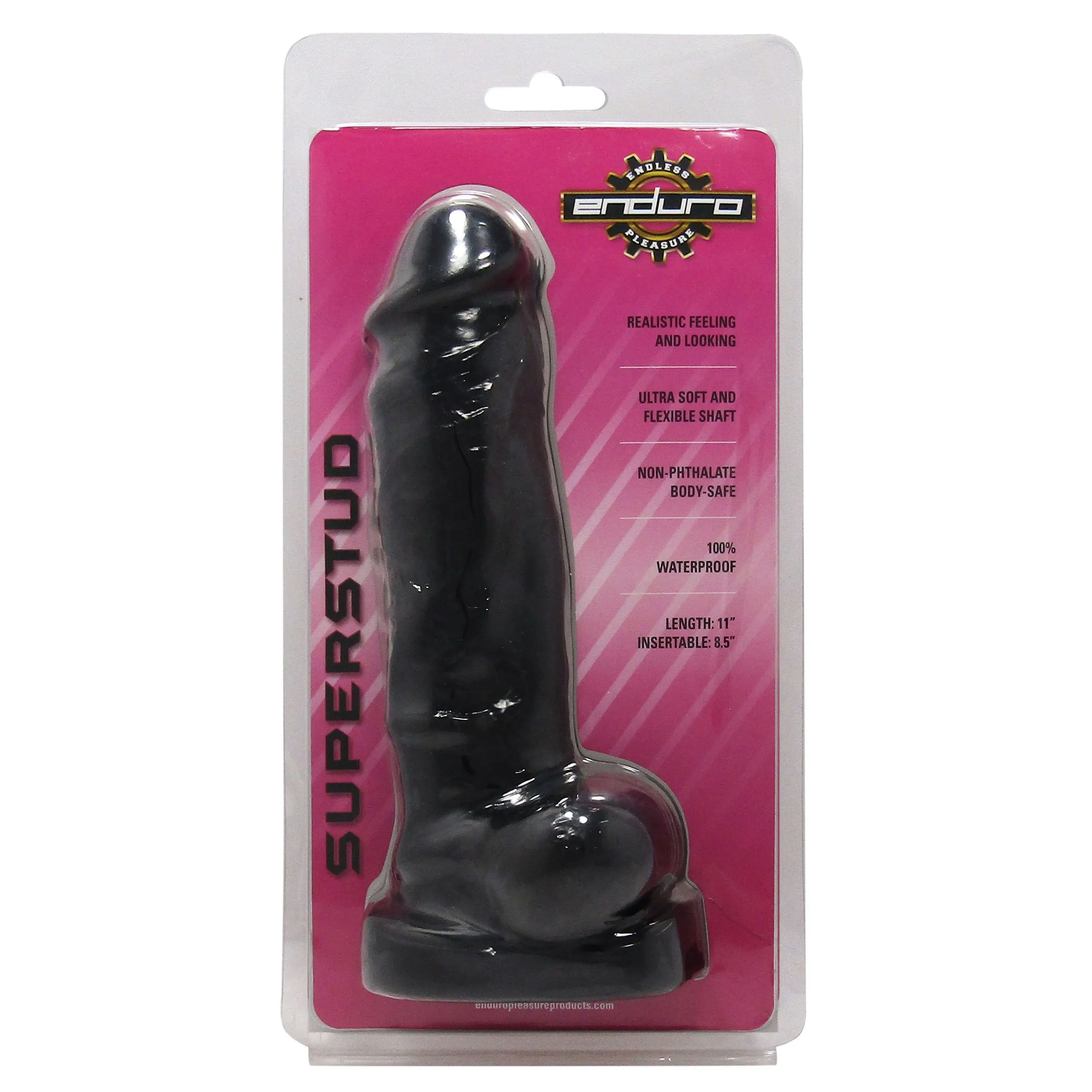 Enduro 11in Black Dildo