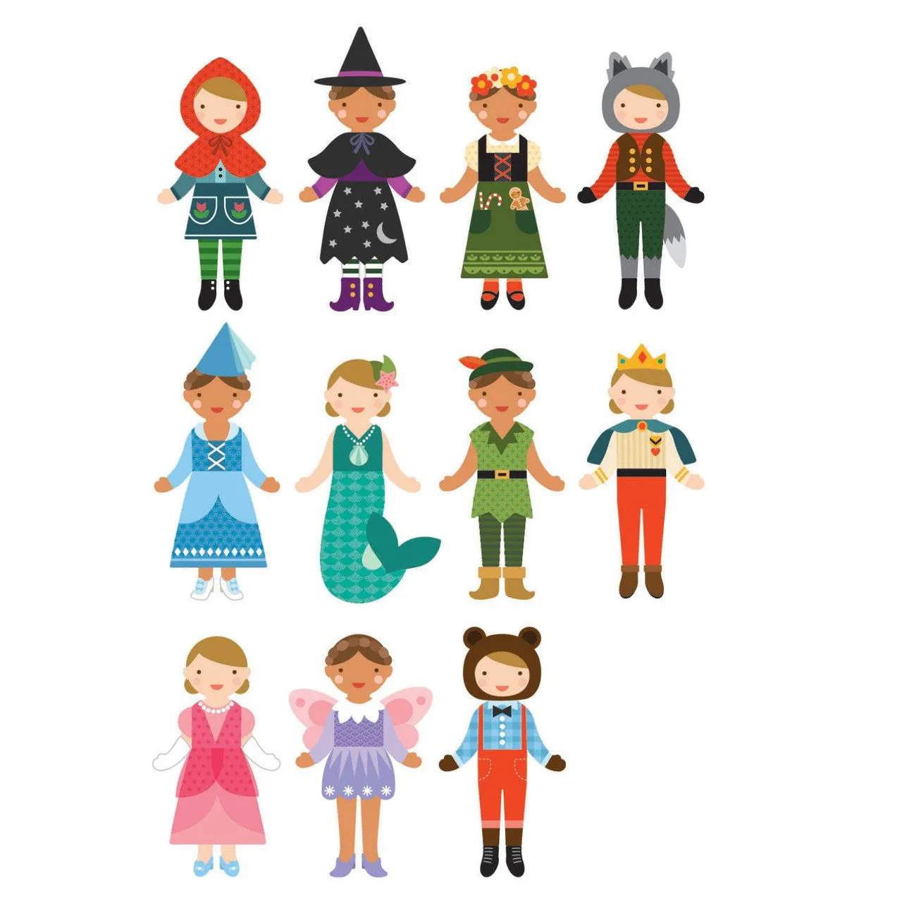 Fairy Tale Friends Magnetic Dress Up