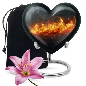 Fire Urn Eternity: Human Ashes Cremation Keepsake for Adults