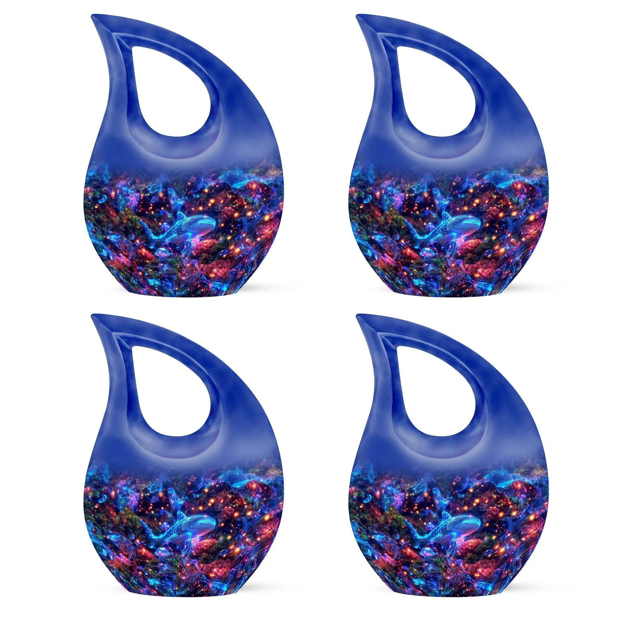 Fish Tribute Urn: Large Cremation Urn for Adult Human Ashes